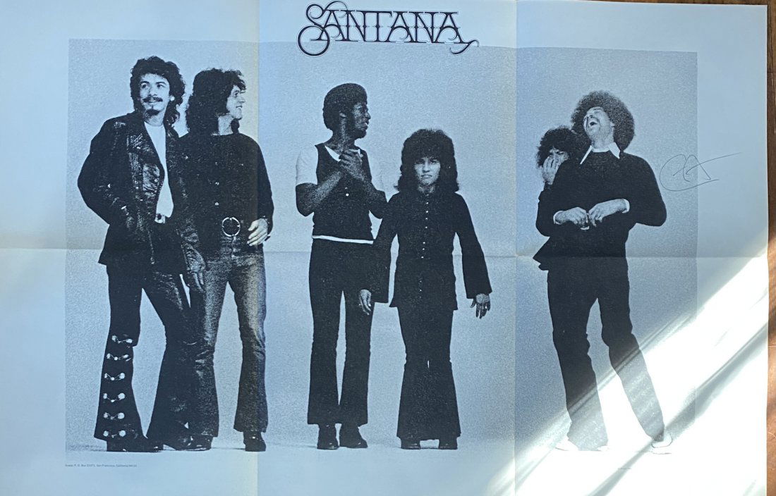 Carlos Santana Autographed Poster (1 of 1)