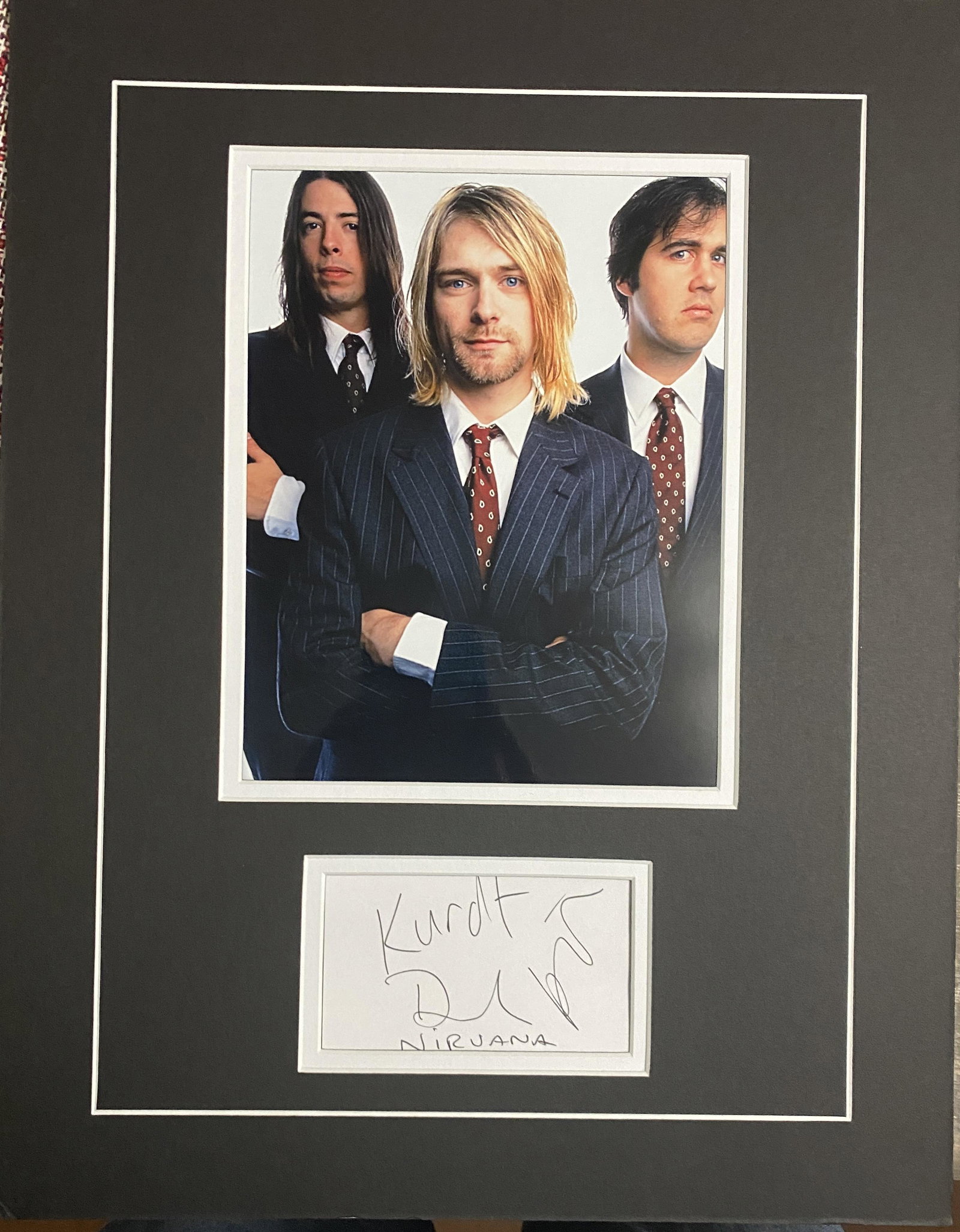 Nirvana Autographed Display (1 of 1)