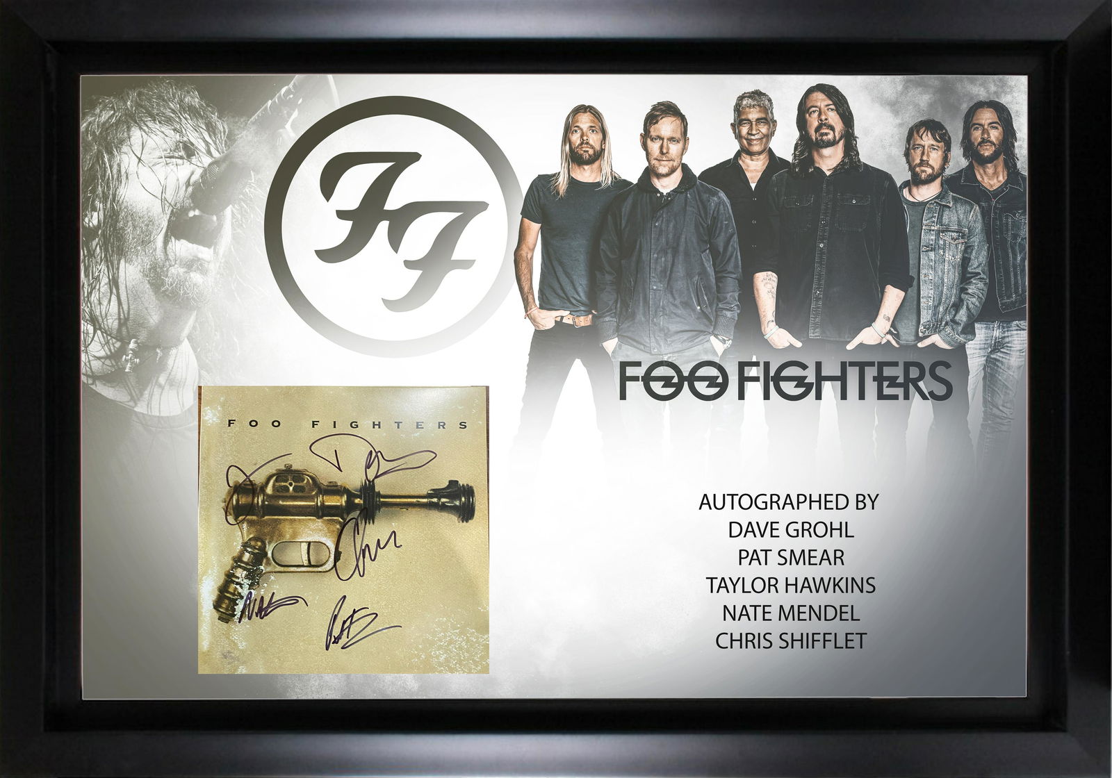 Foo Fighters Autographed Album Display Signed by all! (1 of 1)