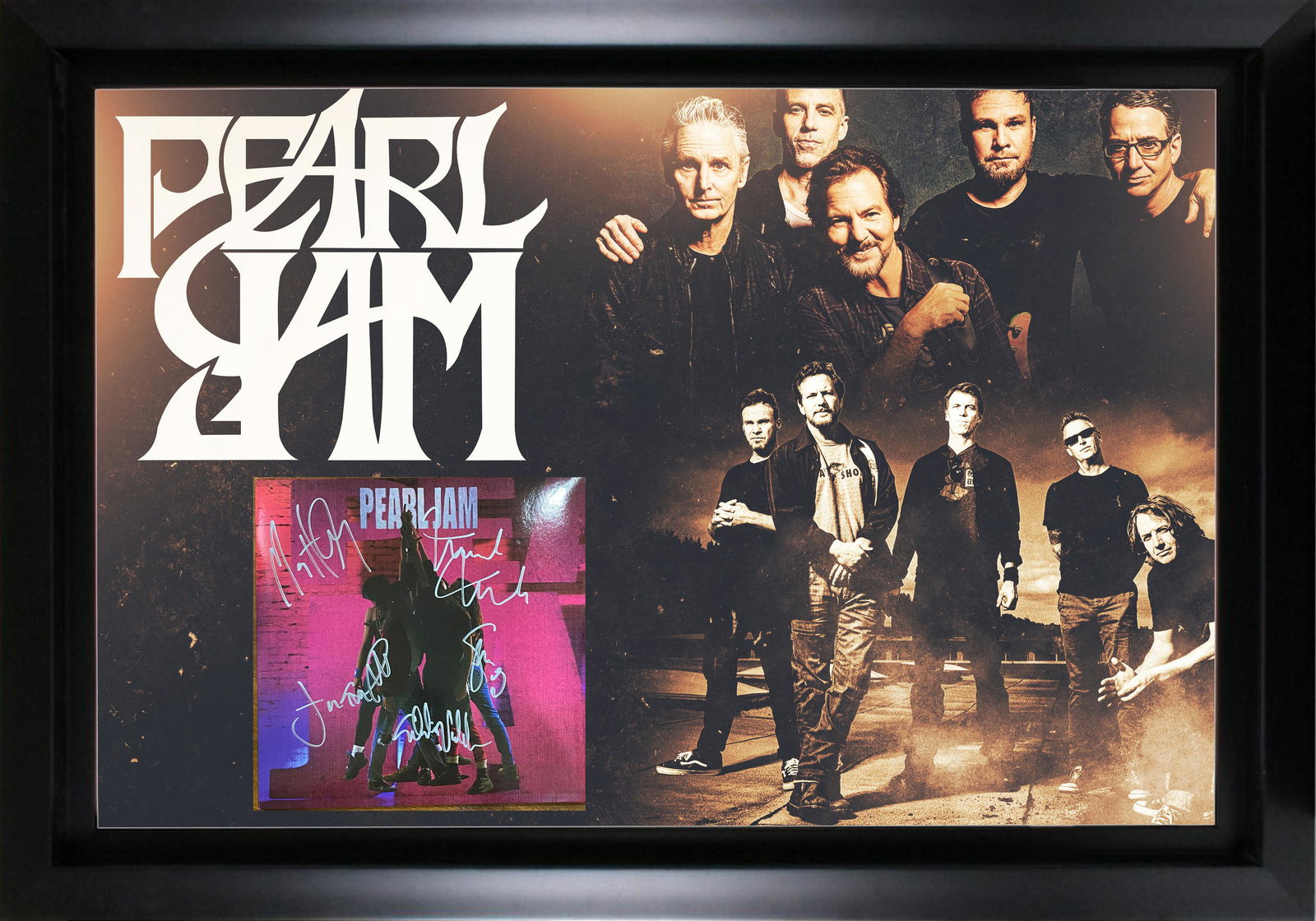 Pearl Jam Autographed Album Display Signed by ALL! (1 of 1)