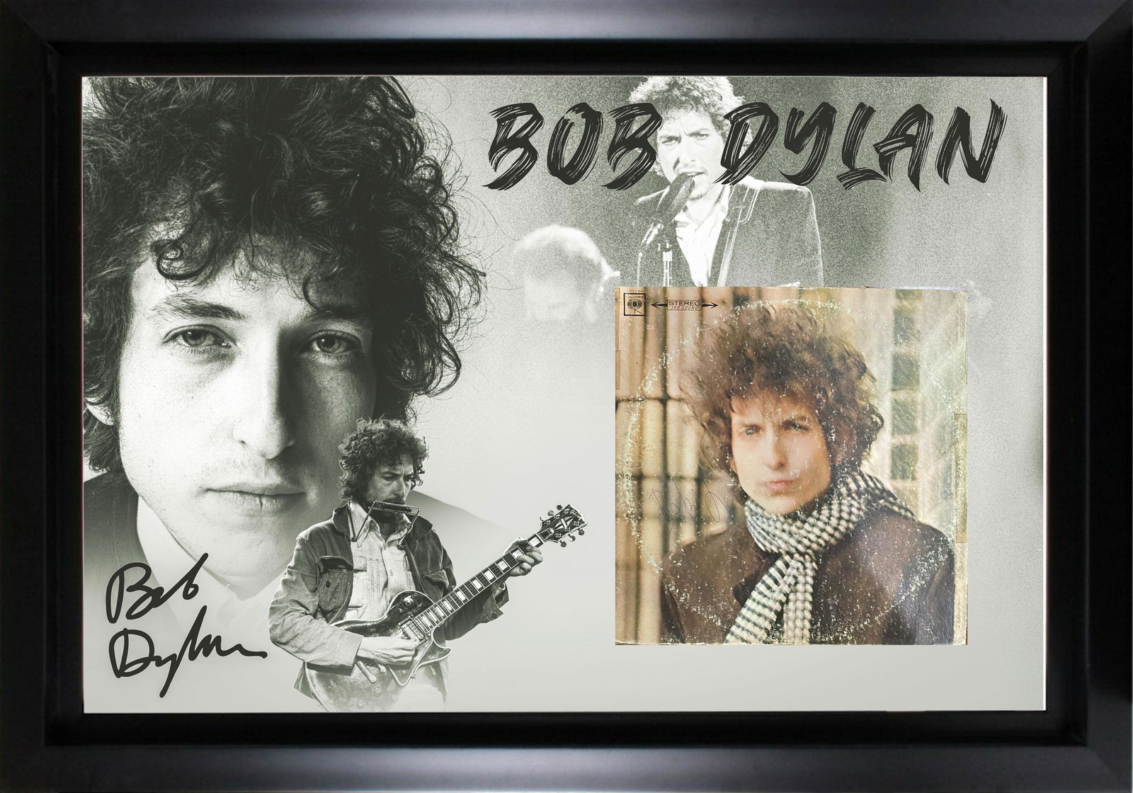 Bob Dylan Autographed Album Display! 24x36 (1 of 1)