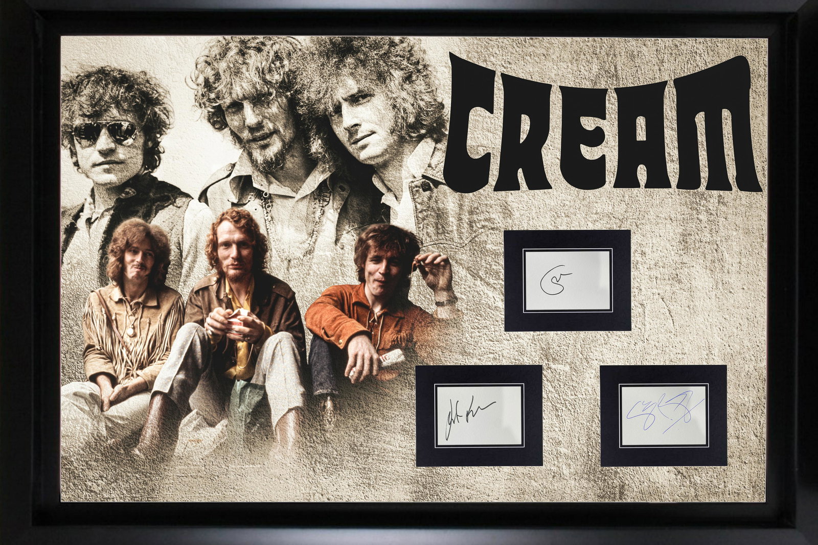 Cream Autographed Cut Display ERIC GINGER JACK! (1 of 1)