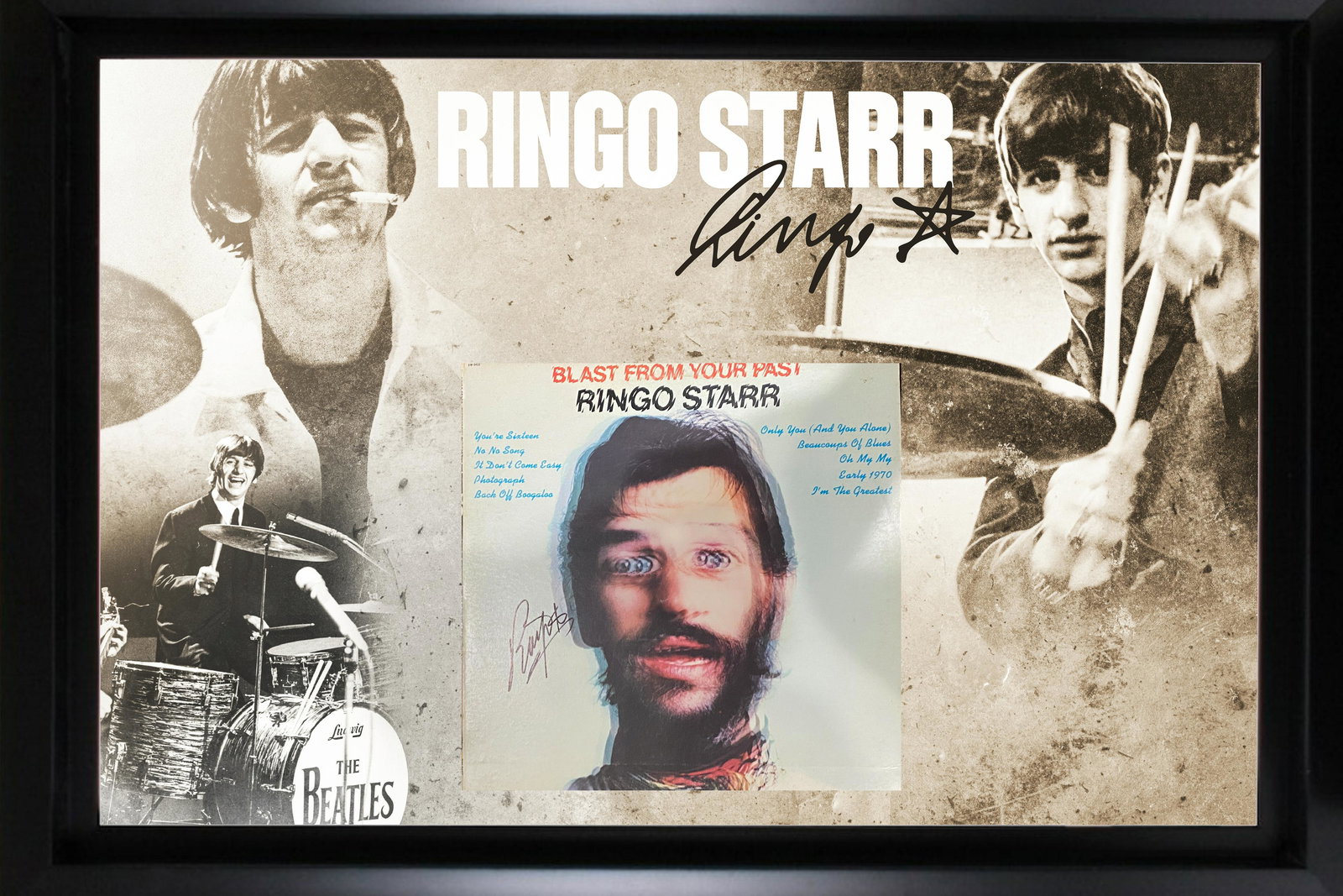 Ringo Starr Autographed Album Display (1 of 1)