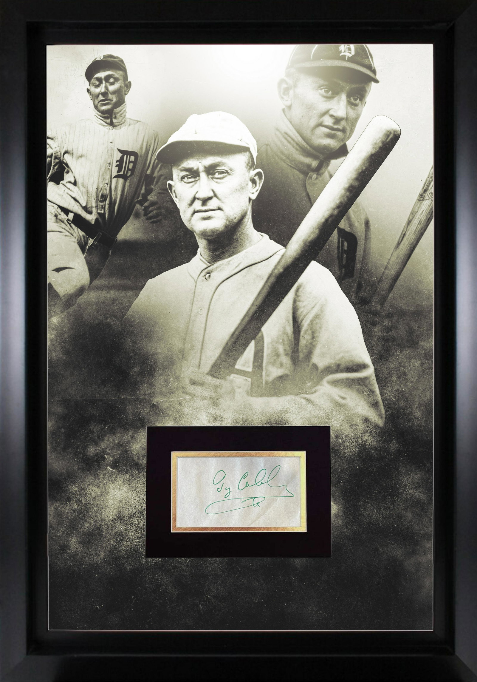 Ty Cobb Autorgaphed 16x20 Display (1 of 1)