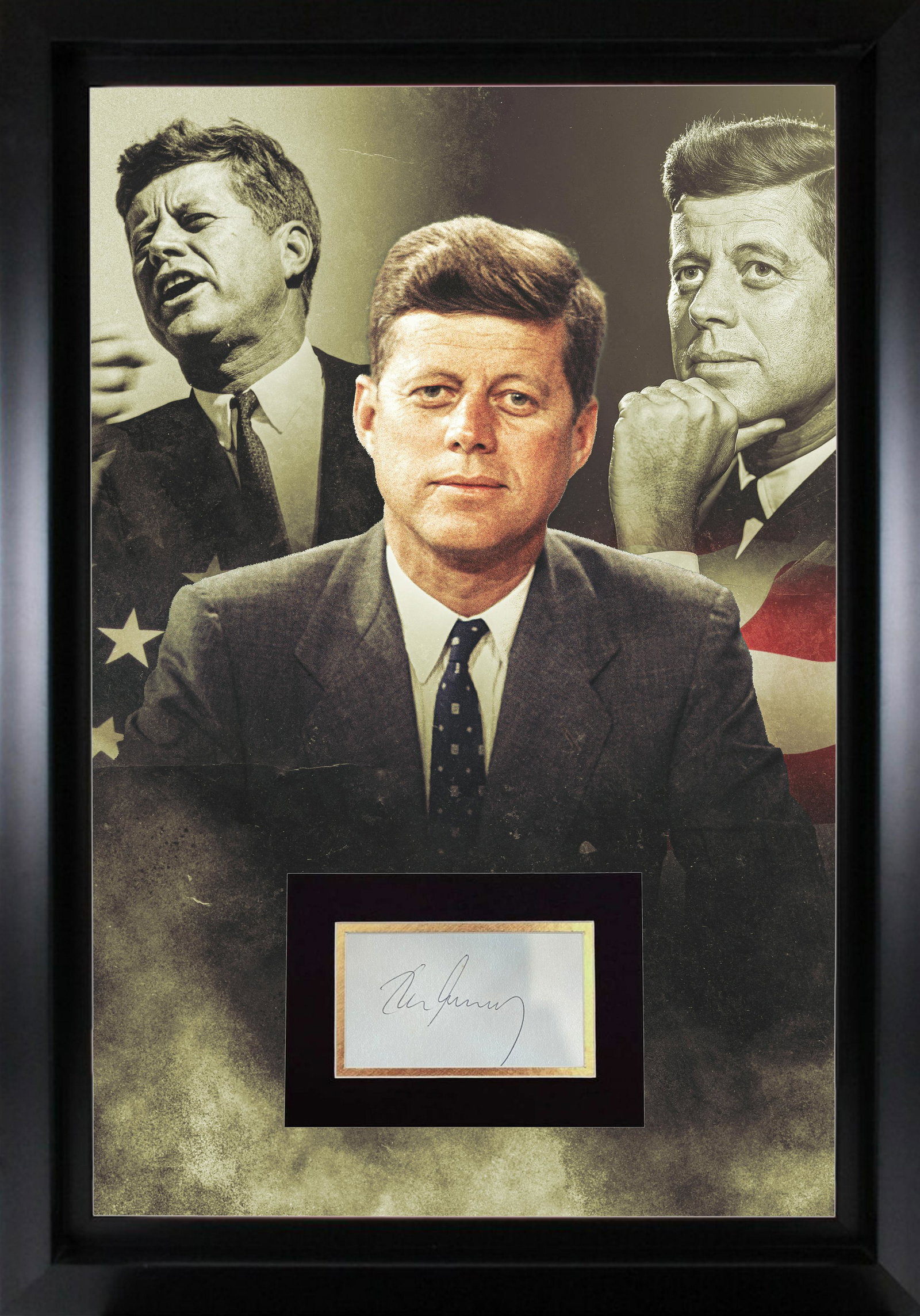John F. Kennedy Autographed 16x20 Display (1 of 1)