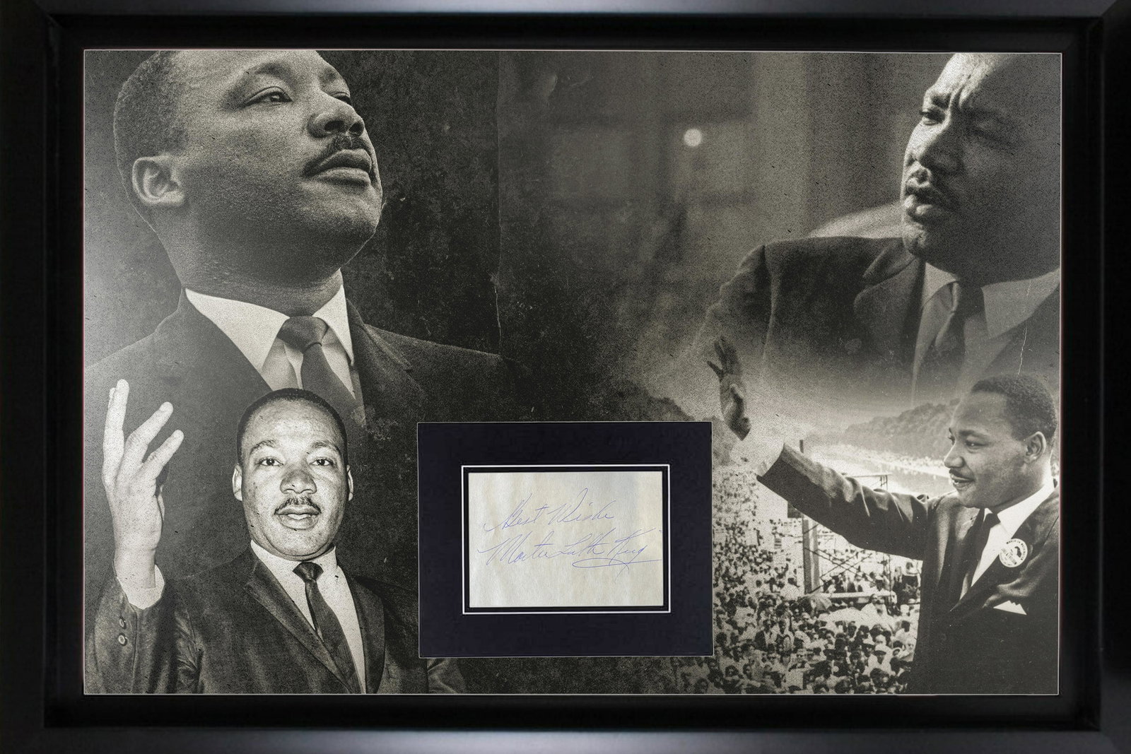 Martin Luther King Jr. Autographed 16x20 Display (1 of 1)