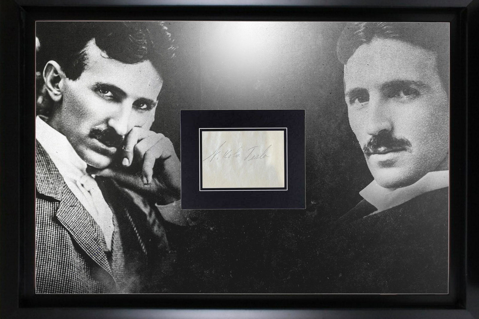 Nikola Tesla Autographed 16x20 Display (1 of 1)
