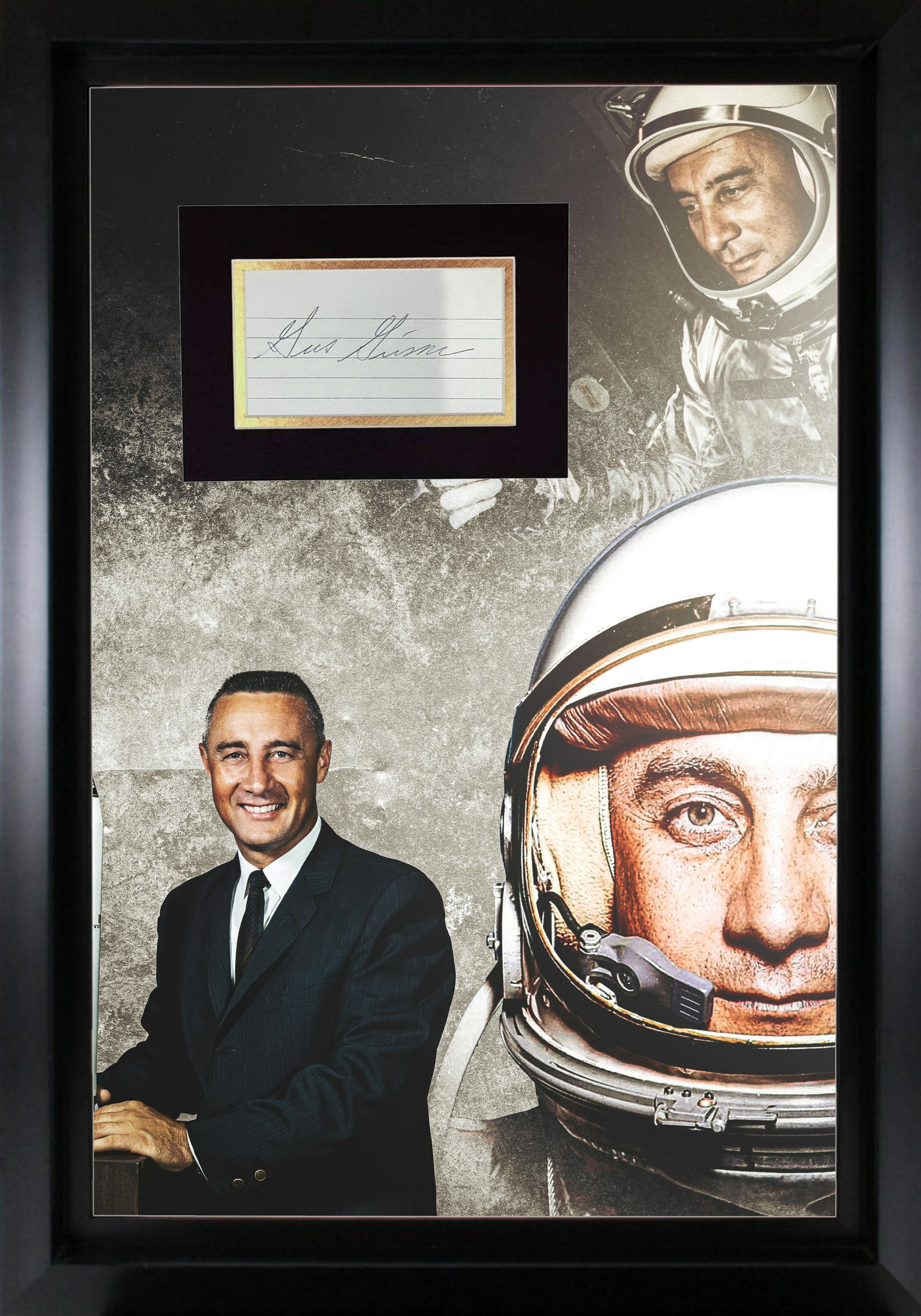 Gus Grissom Autographed 16x20 Display (1 of 1)