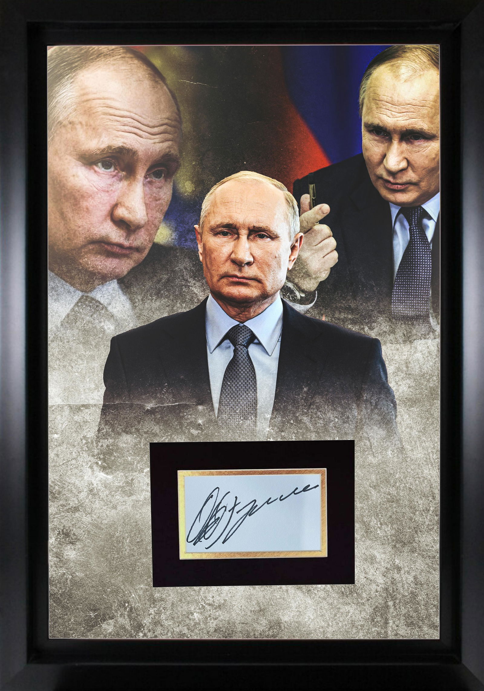 Putin Autographed Display 16x20 (1 of 1)