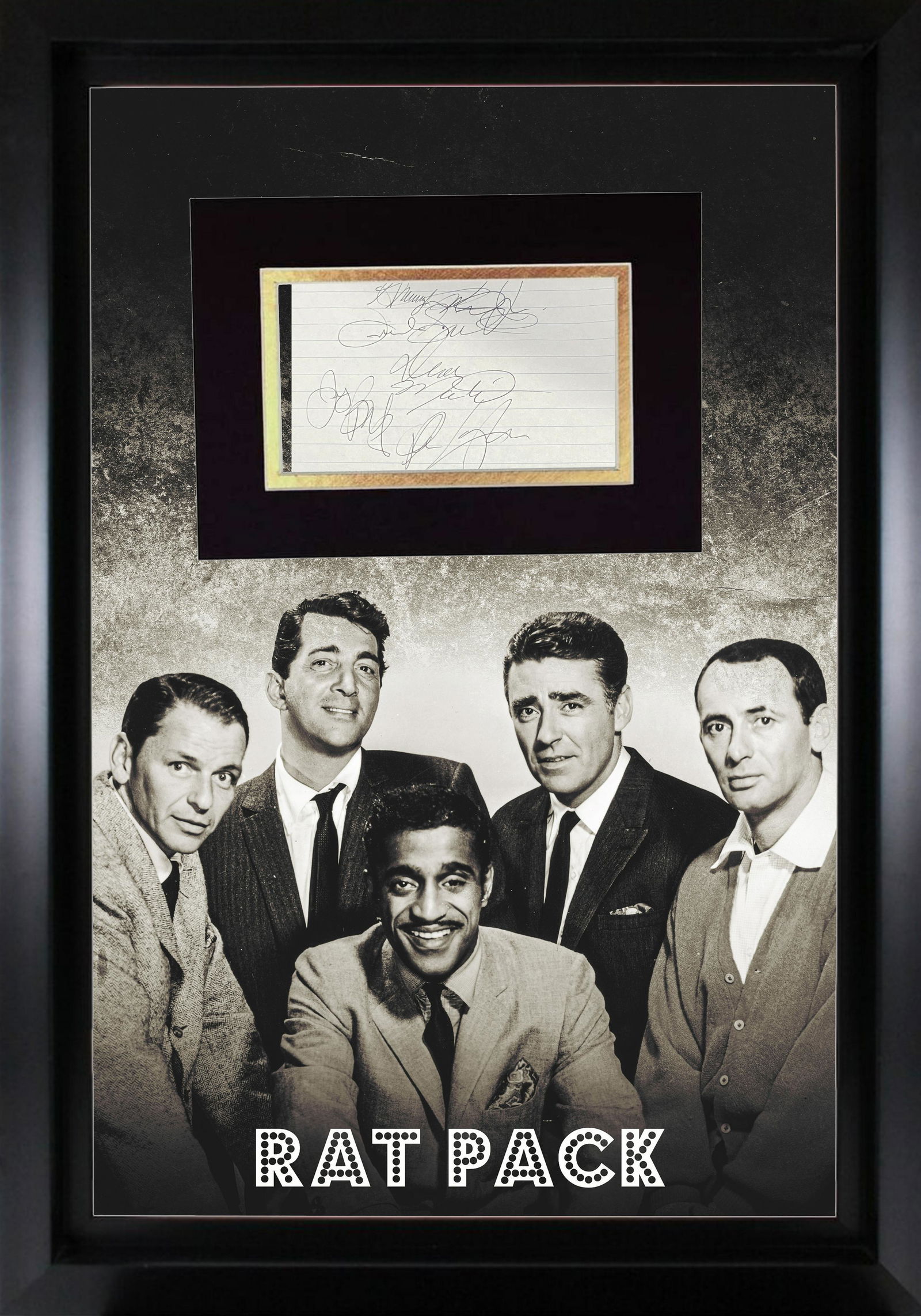The Rat Pack Autographed 16x20 Display Signed by all! (1 of 1)