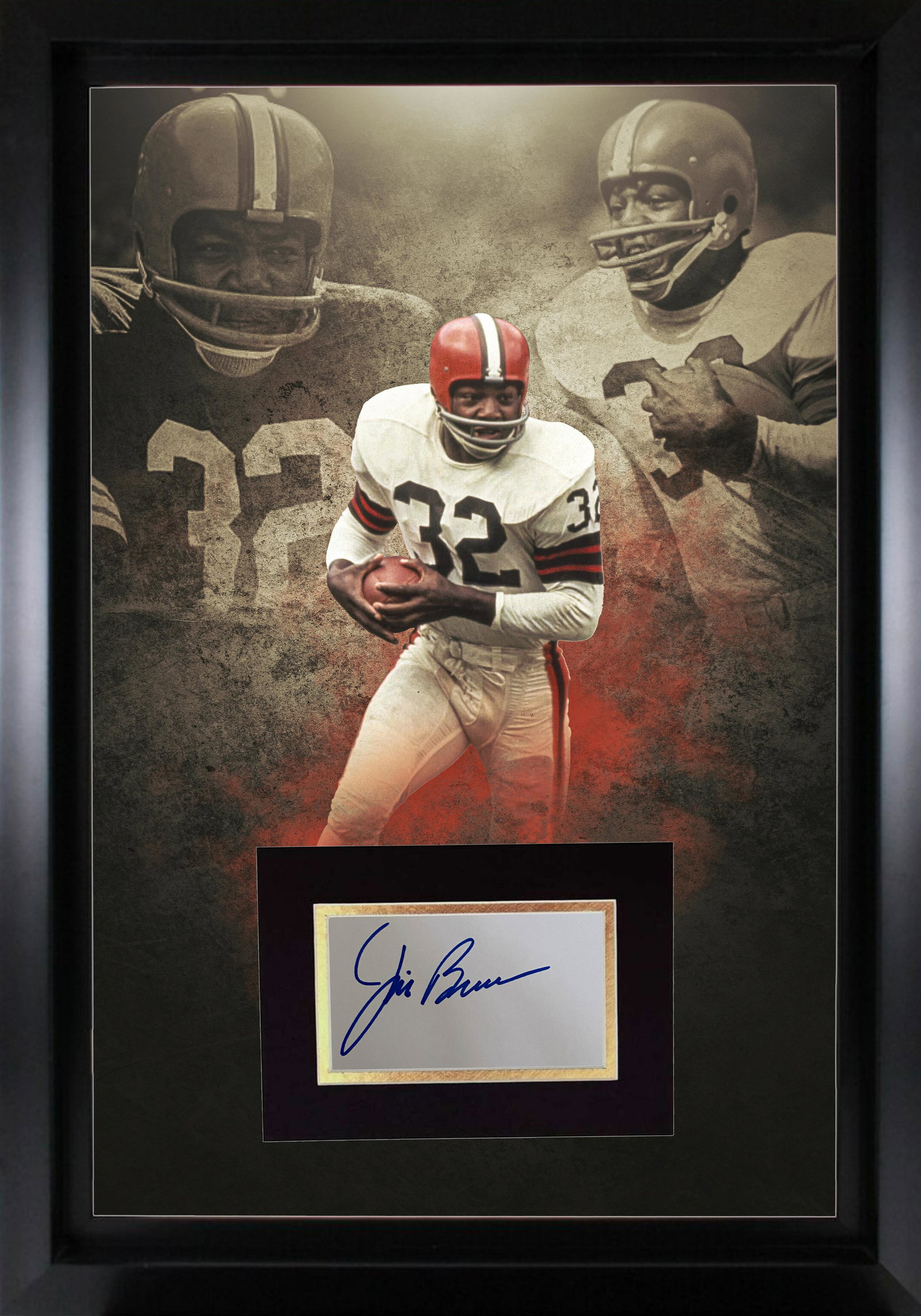 Jim Brown Autographed 16x20 Display (1 of 1)