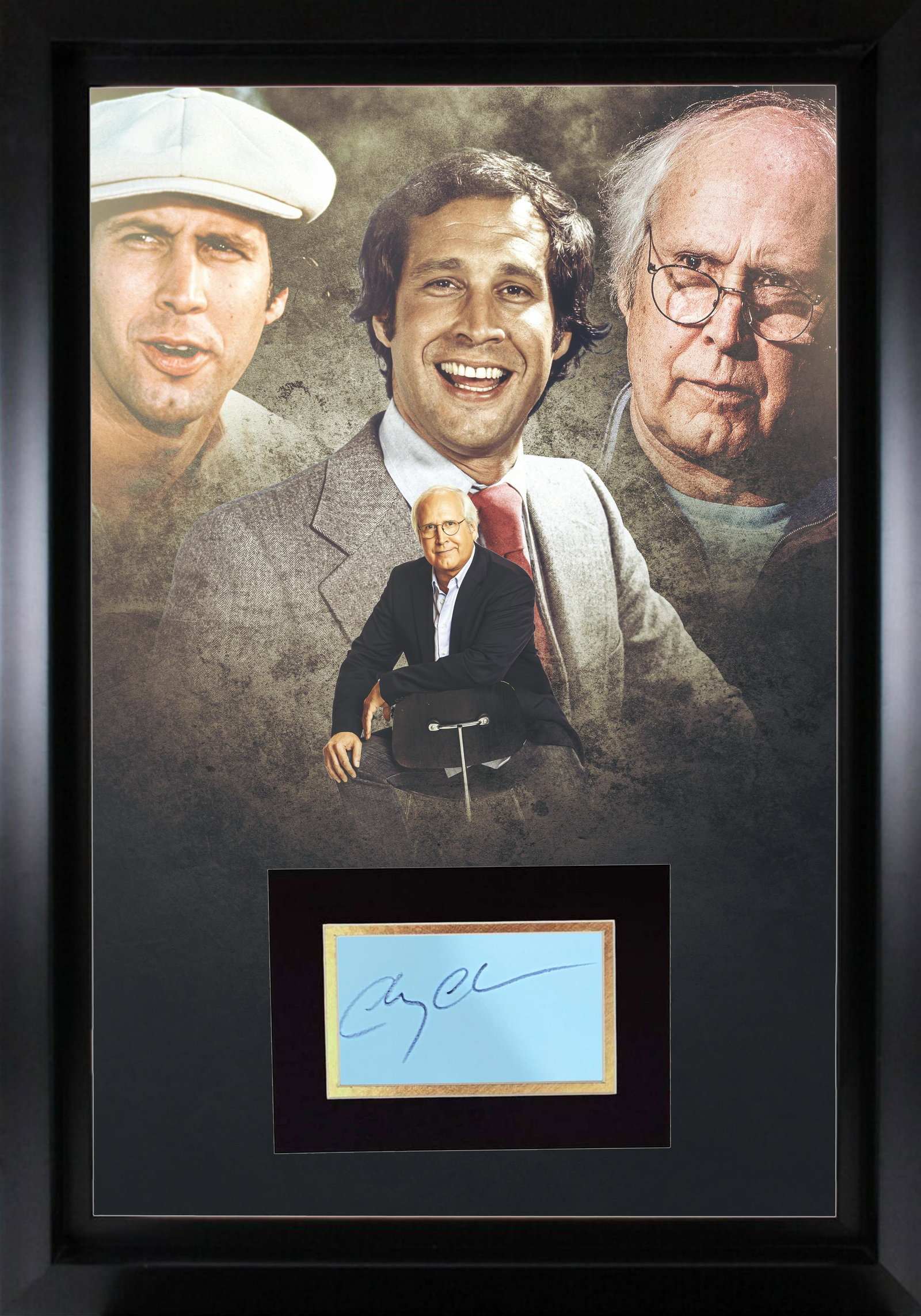 Chevy Chase Autographed 16x20 Display (1 of 1)