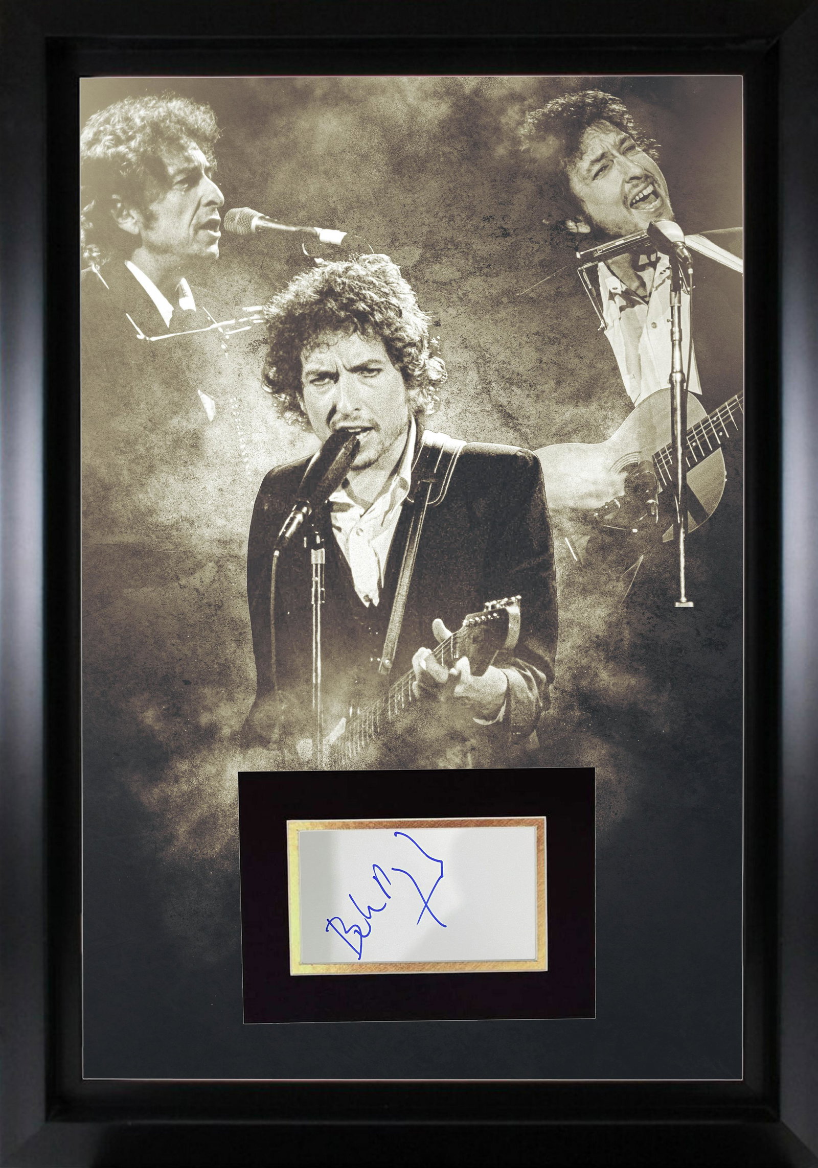 Bob Dylan Autographed 16x20 Display (1 of 1)
