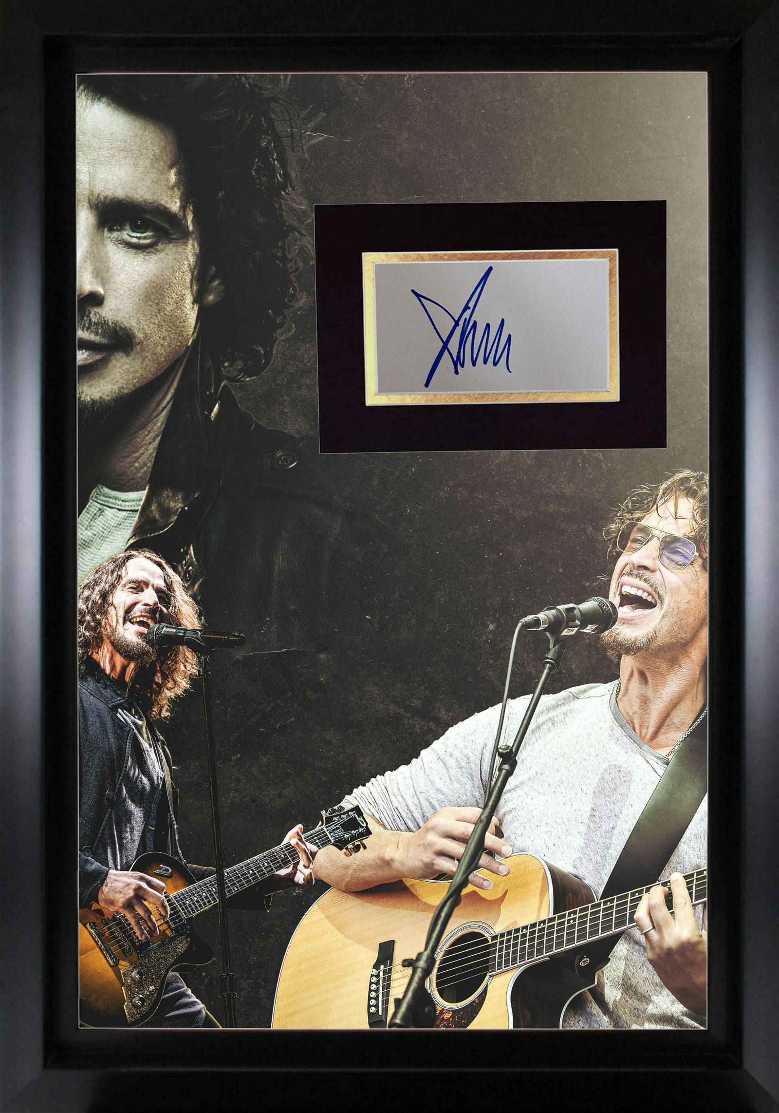 Chris Cornell Autographed 16x20 Display (1 of 1)