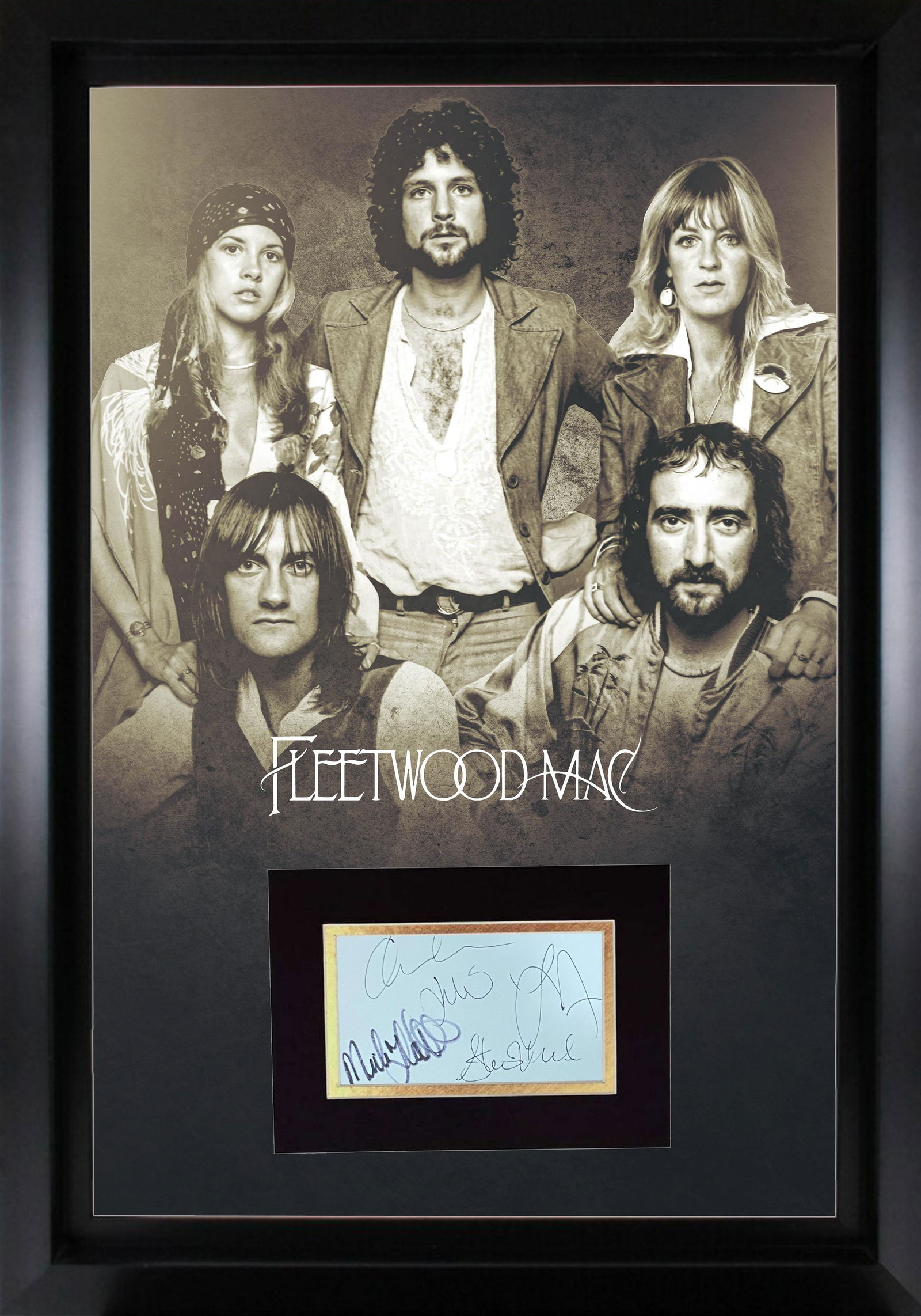 Fleetwood Mac Autographed 16x20 Display (1 of 1)