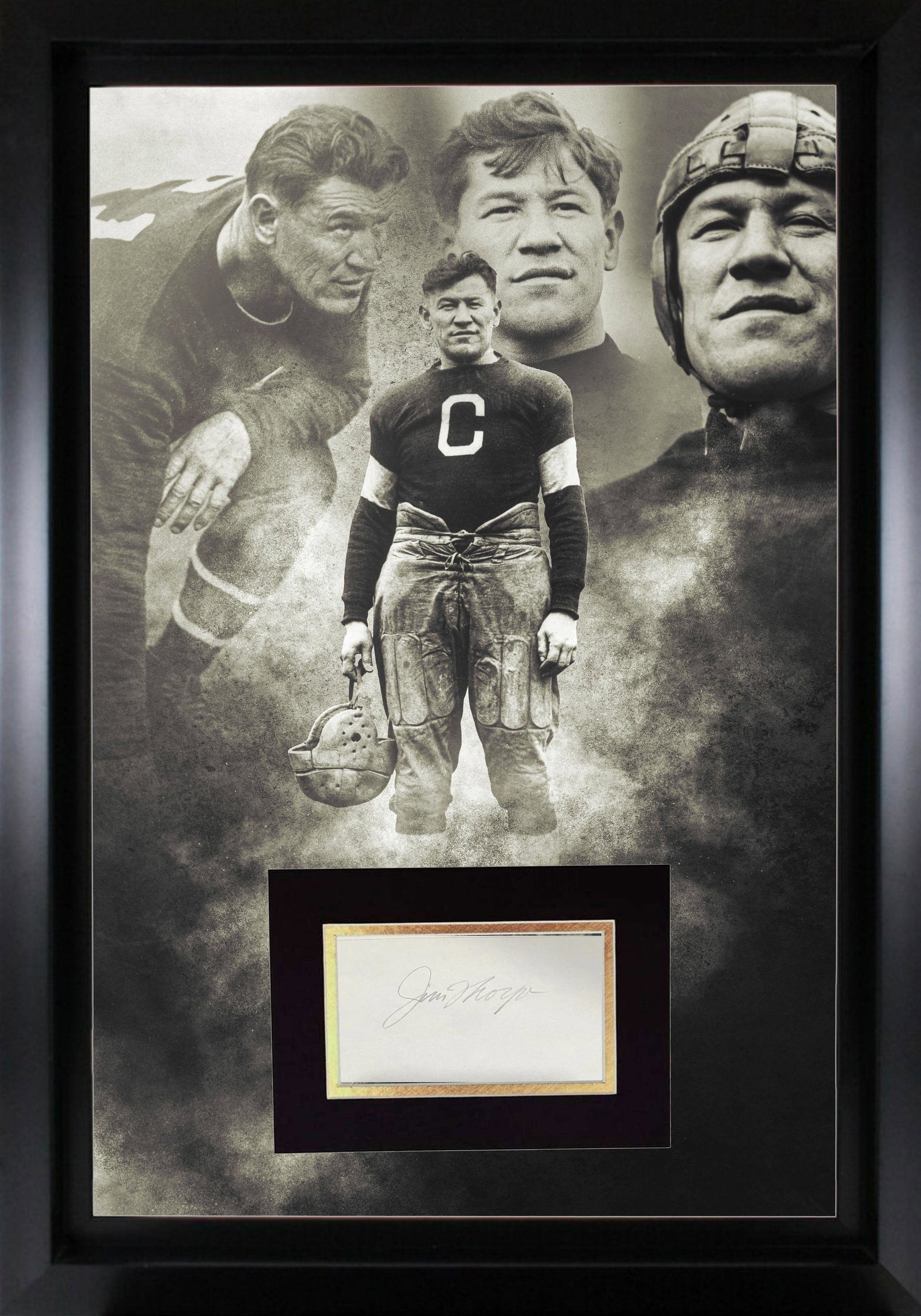 Jim Thorpe Autographed 16x20 Display (1 of 1)