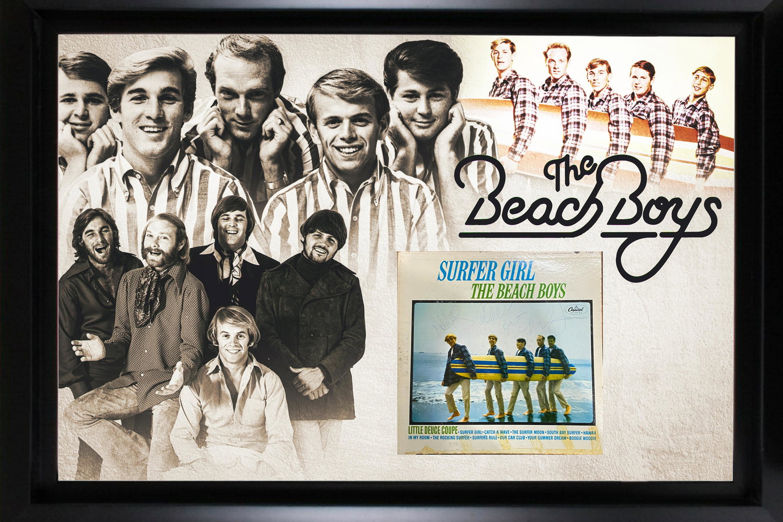 The Beach Boys Autographed Album Display Signed by all! (1 of 1)