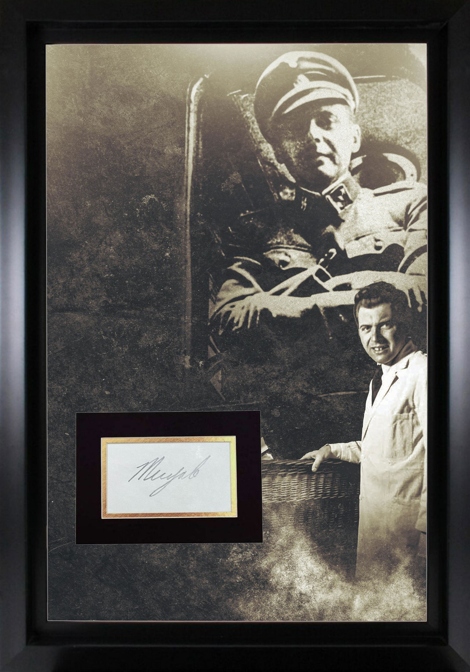 Josef Mengale Autorgaphed 16x20 Display (1 of 1)
