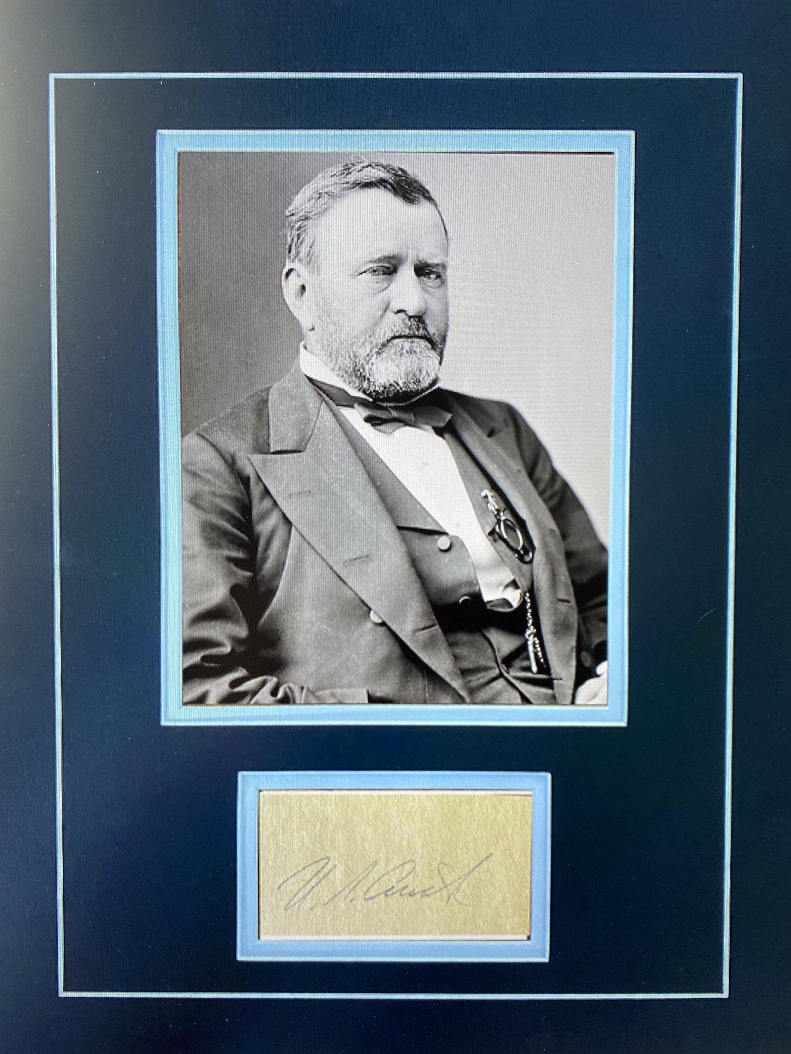 Ulysses Grant Autographed Display (1 of 1)