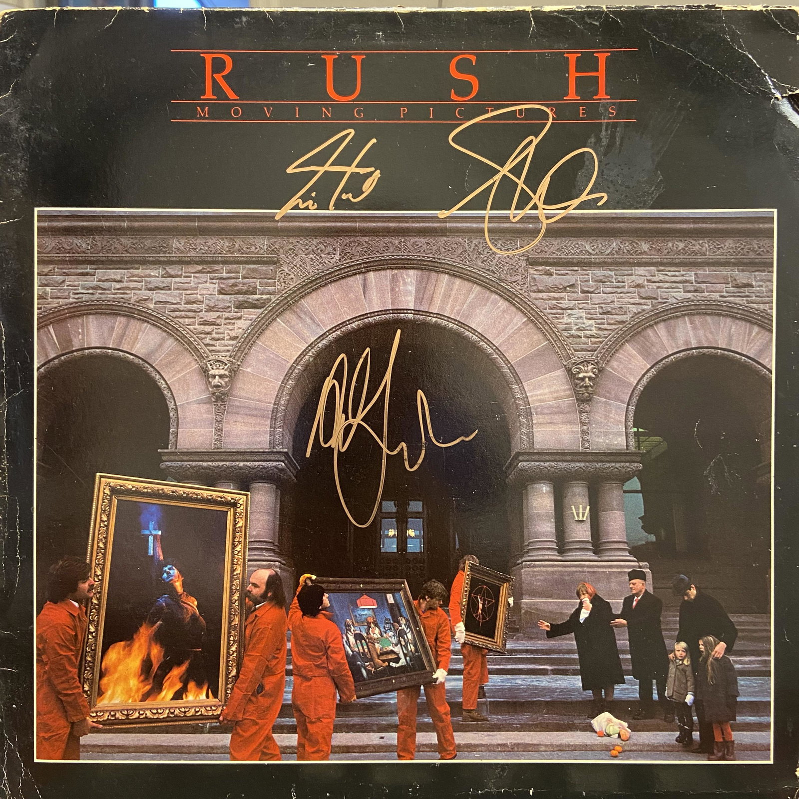 Rush Autographed Album Cover (1 of 1)