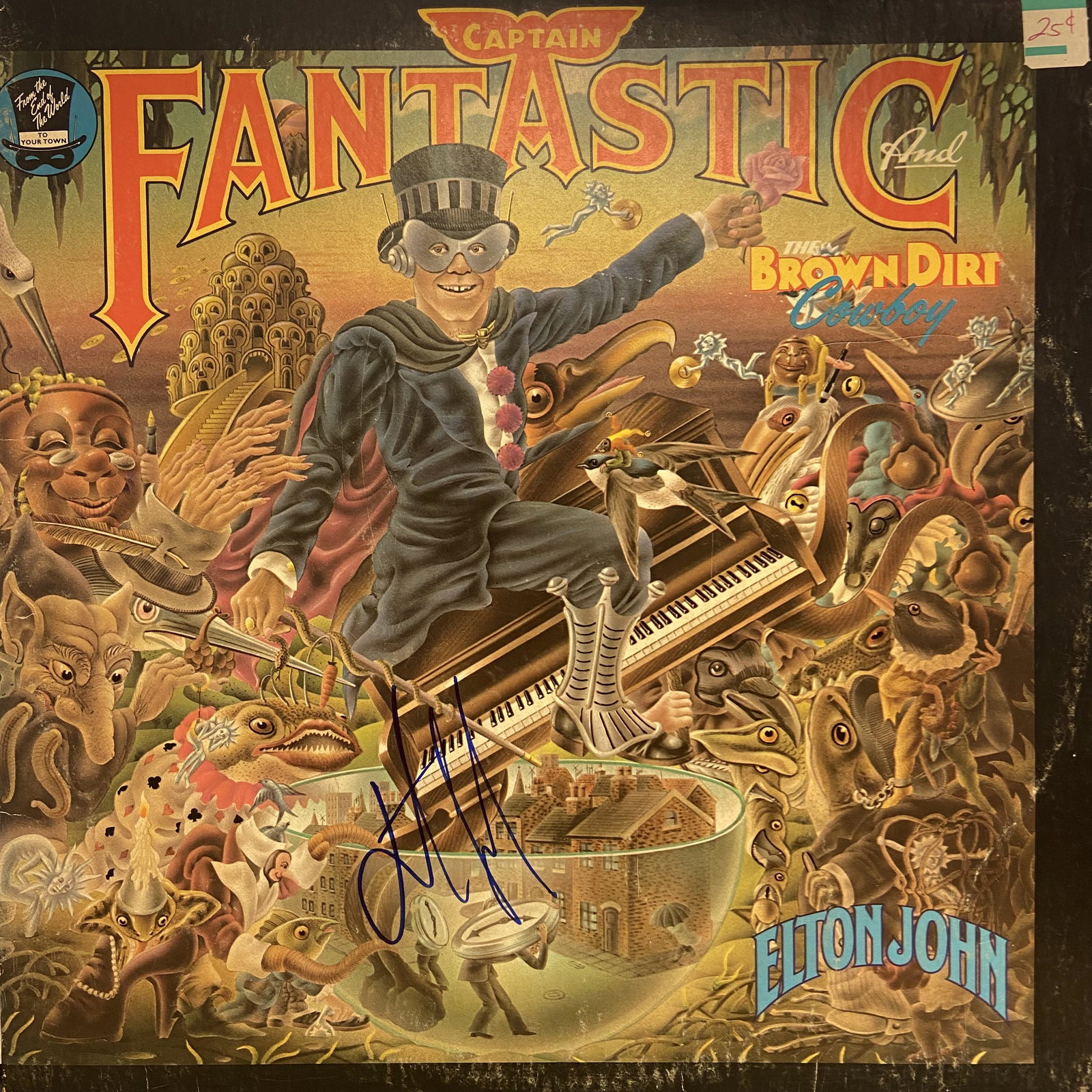 Elton John Autographed Album Cover (1 of 1)