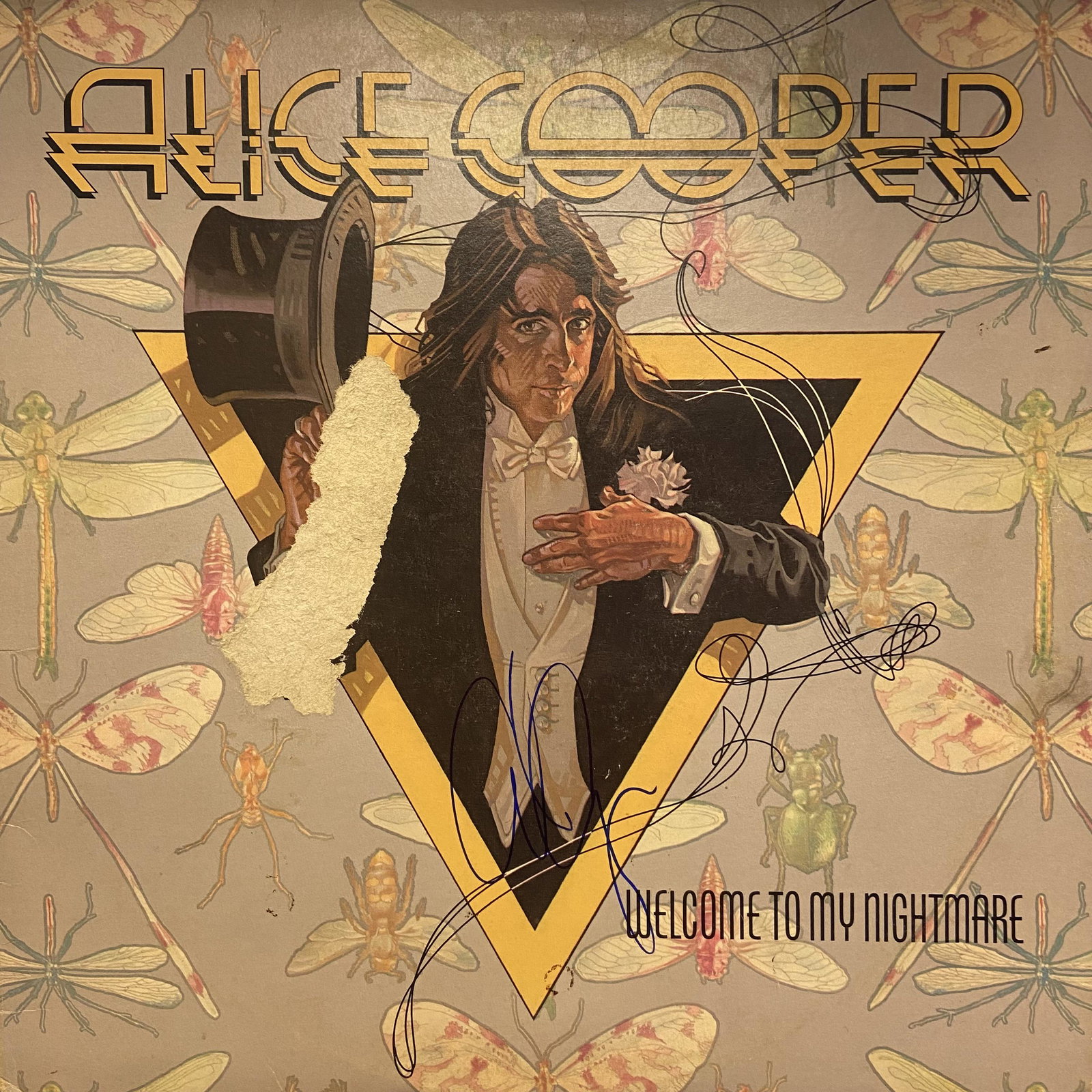 Alice Cooper Autographed Album Cover (1 of 1)
