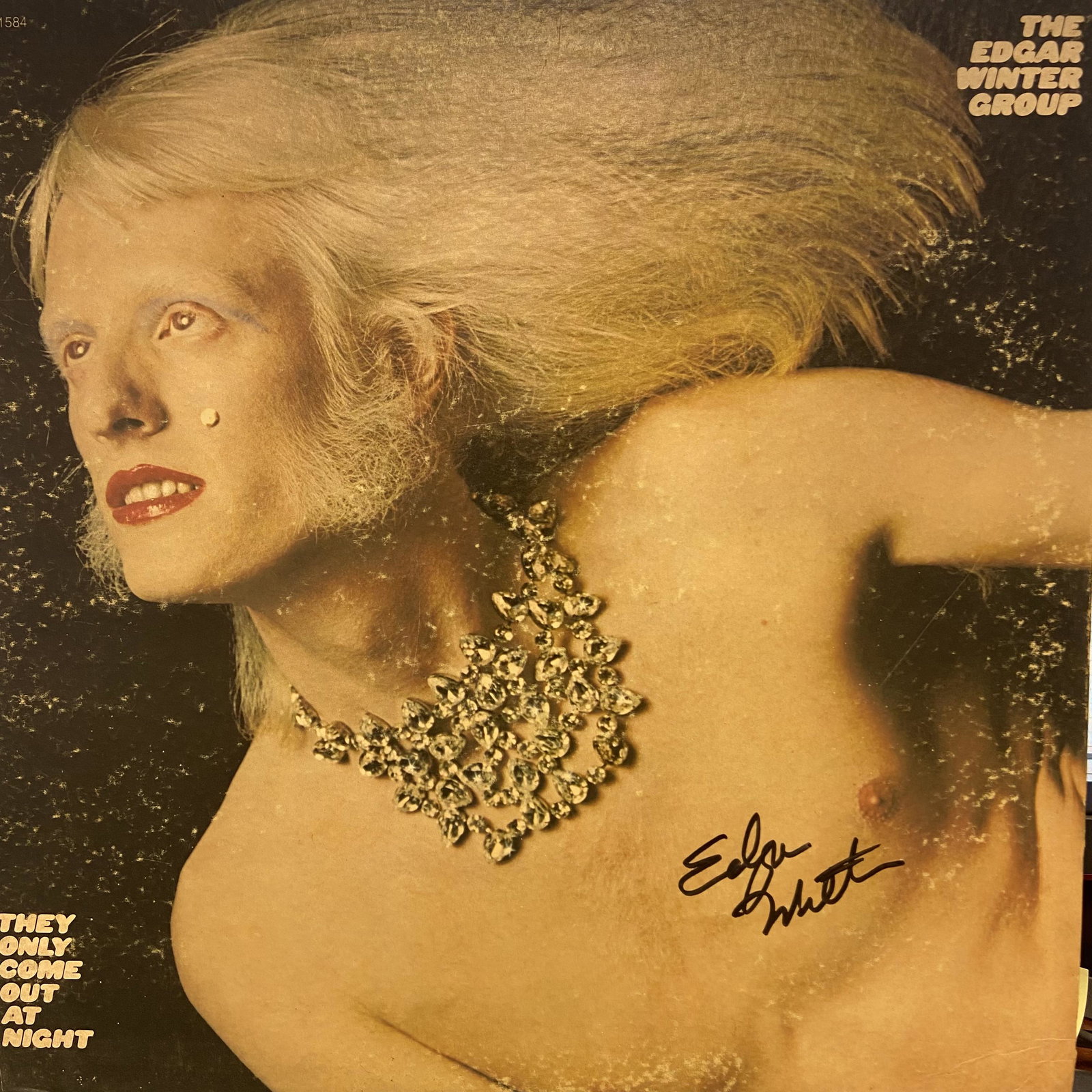 Edgar Winter Autographed Album Cover (1 of 1)