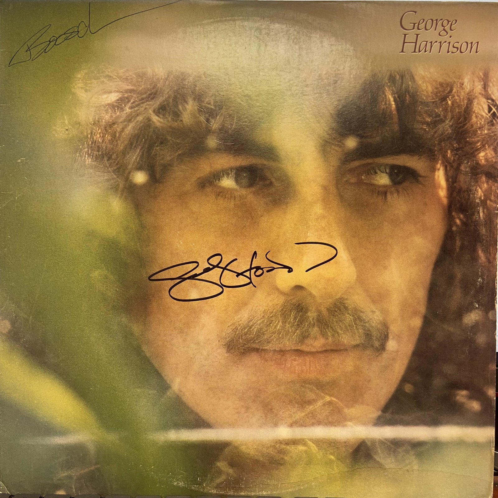 George Harrison Autographed Album Cover (1 of 1)