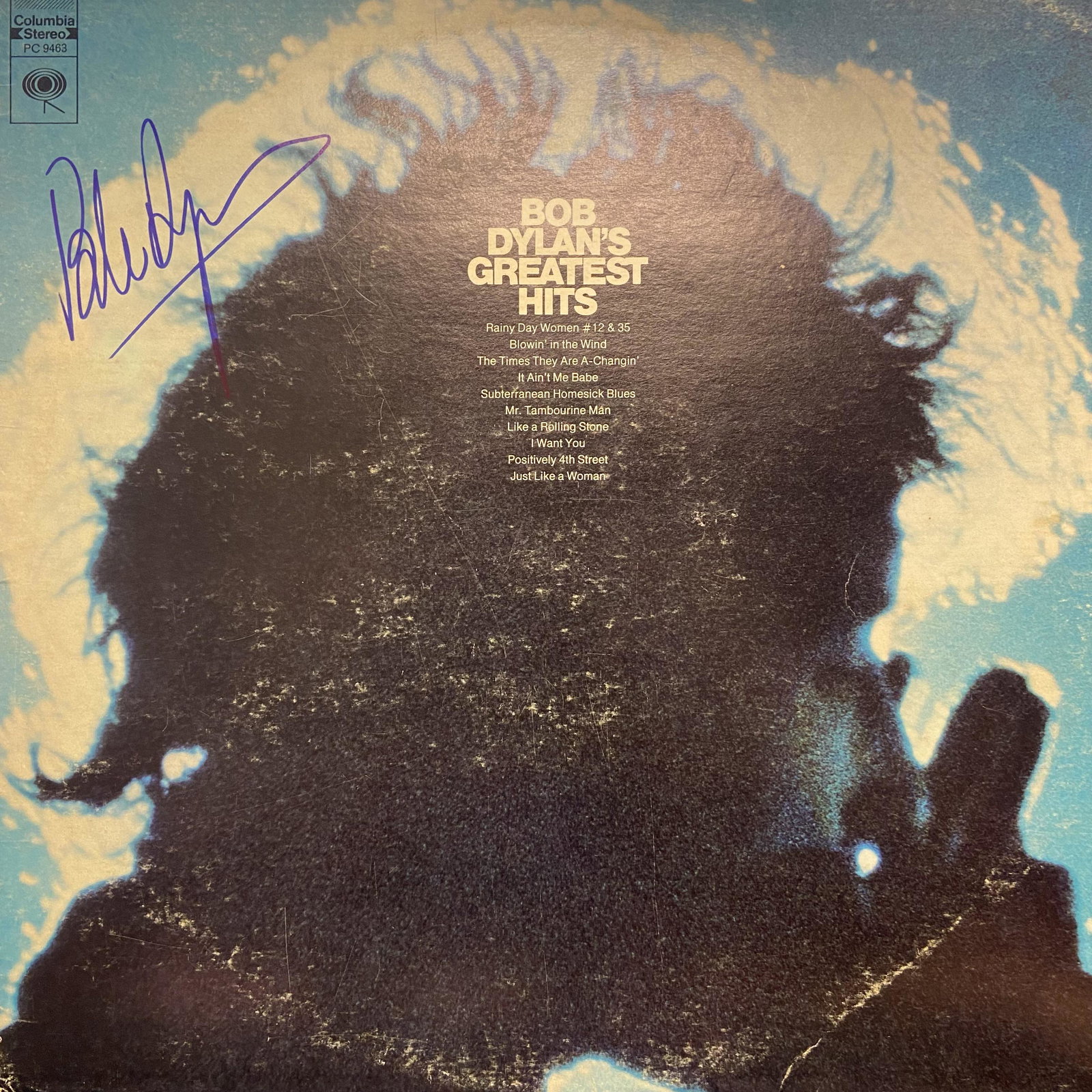 Bob Dylan Autographed Album Cover: Displays are assembled AFTER payment is received, picture is a mock up of finished product. Displays are not framed, and can be framed for a cost. Framed items will state they are framed in the name o