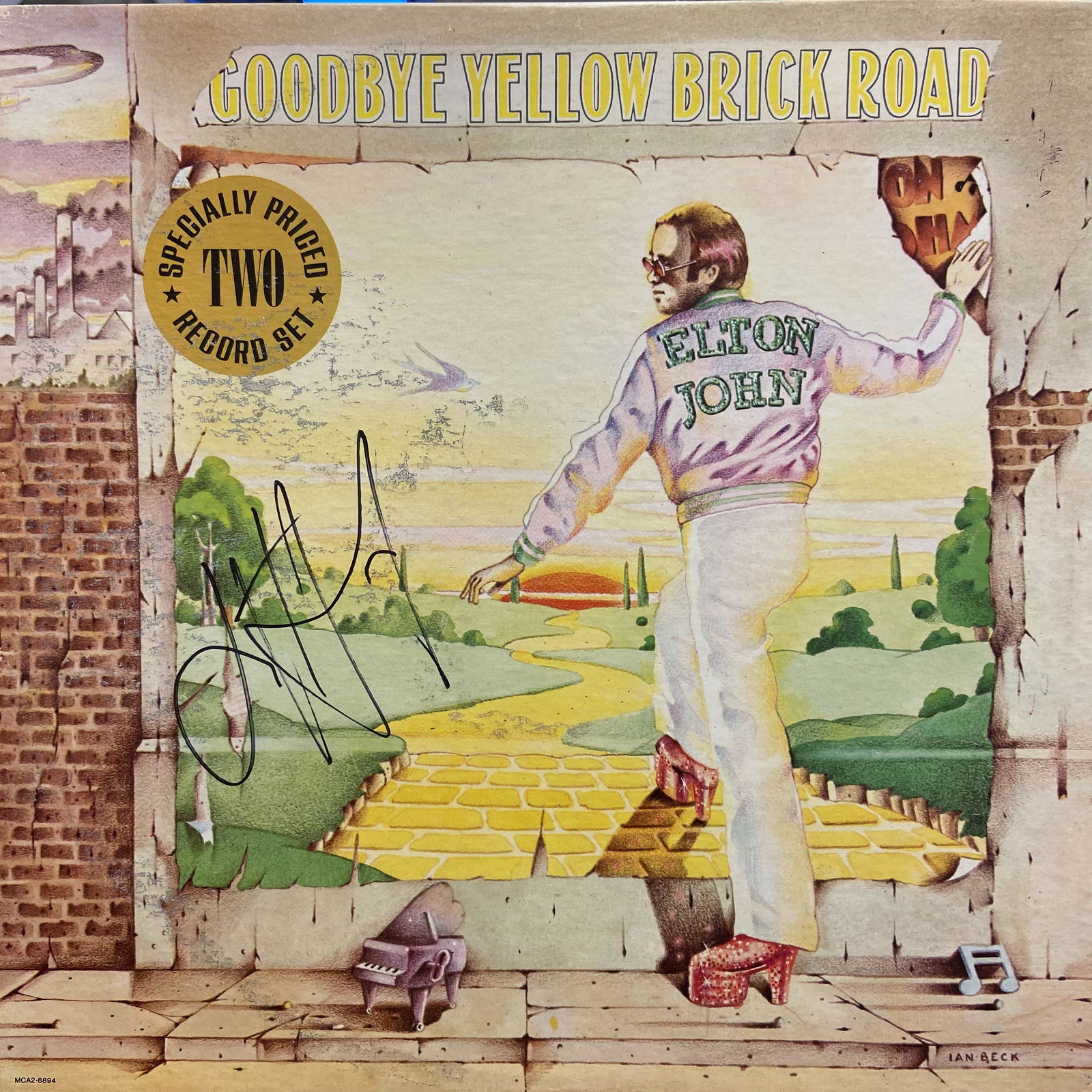 Elton John Autographed Album Cover (1 of 1)
