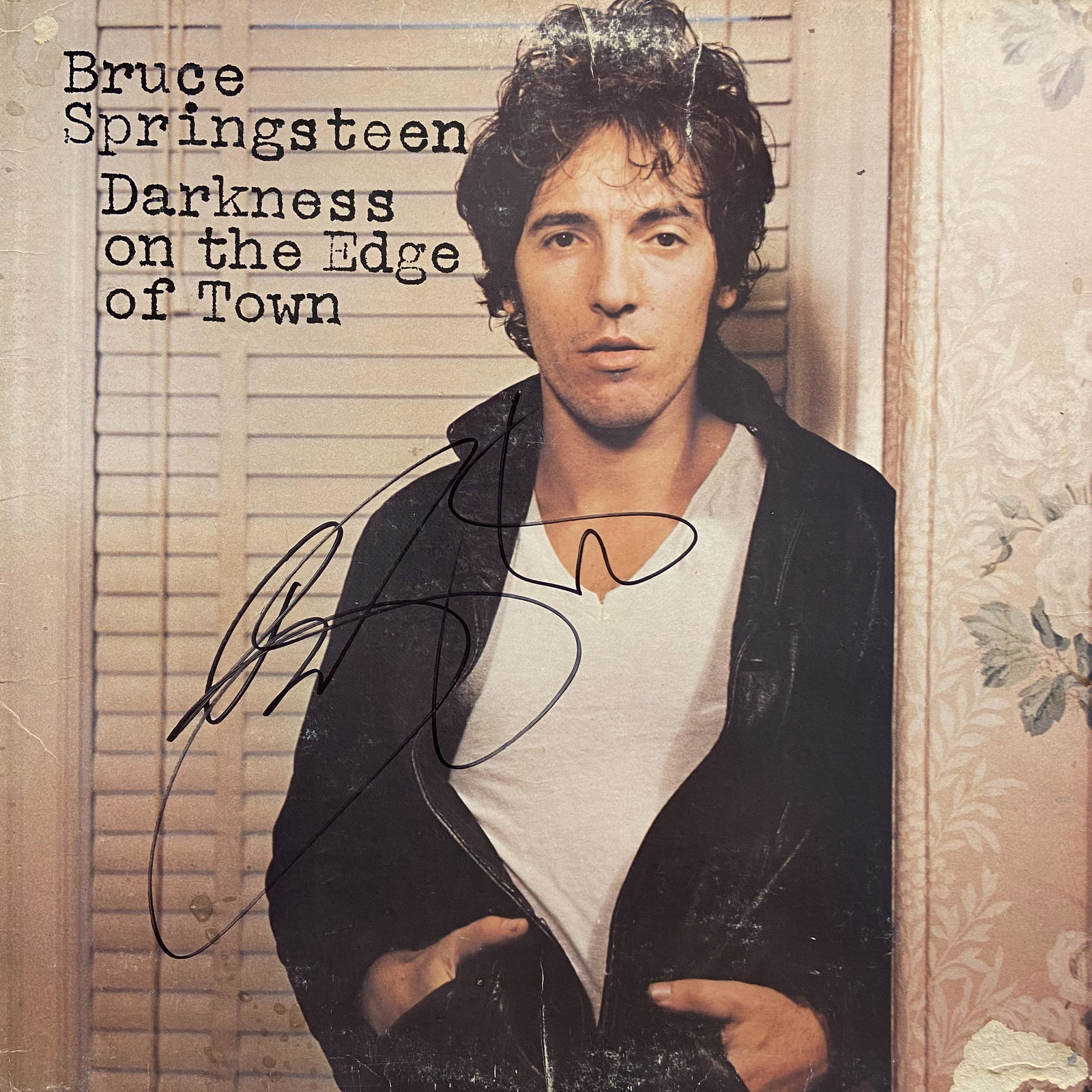 Bruce Springsteen Autographed Album Cover: Displays are assembled AFTER payment is received, picture is a mock up of finished product. Displays are not framed, and can be framed for a cost. Framed items will state they are framed in the name o