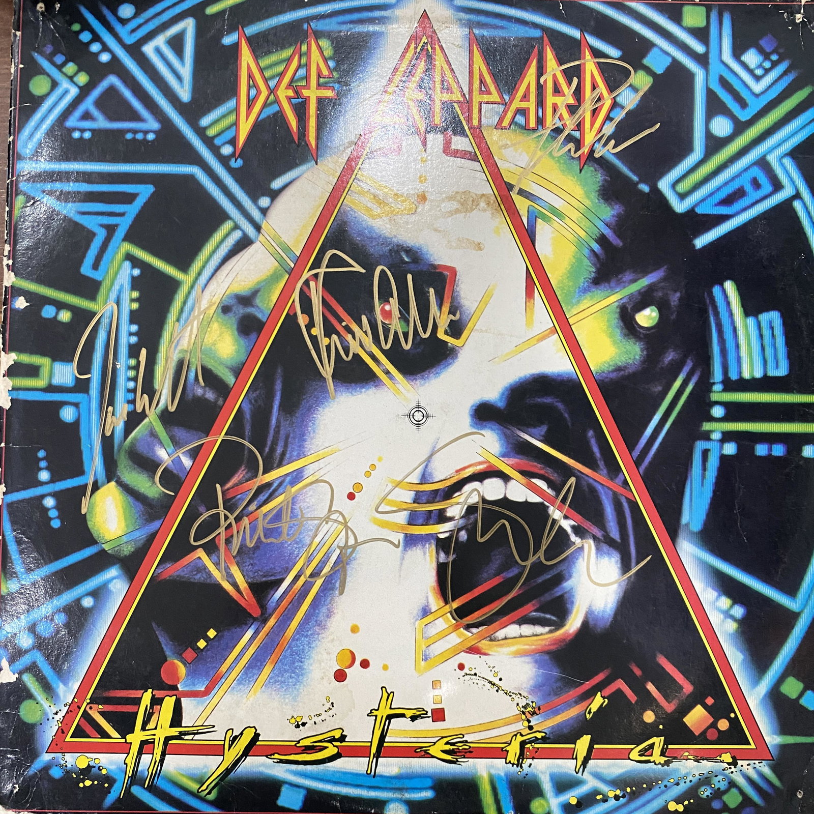 Def LEPPARD Autographed ALBUM All 5 w/Clark! (1 of 1)