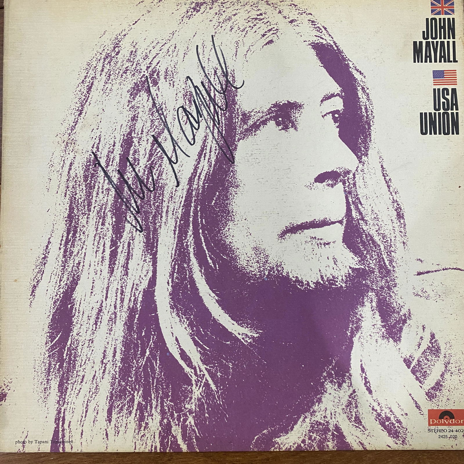 John Mayall Autographed ALBUM (1 of 1)