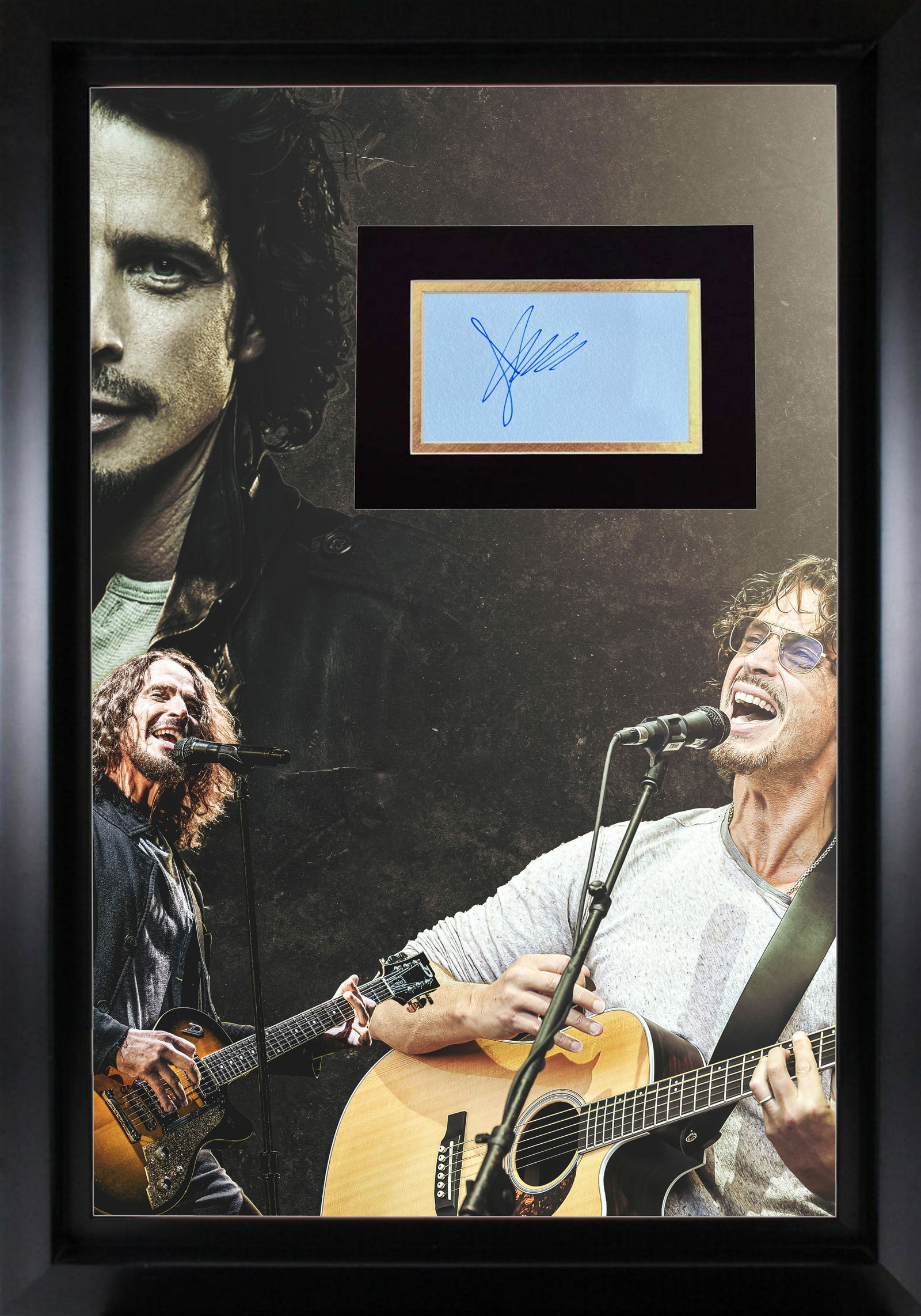 Chris Cornell Autographed Display (1 of 1)