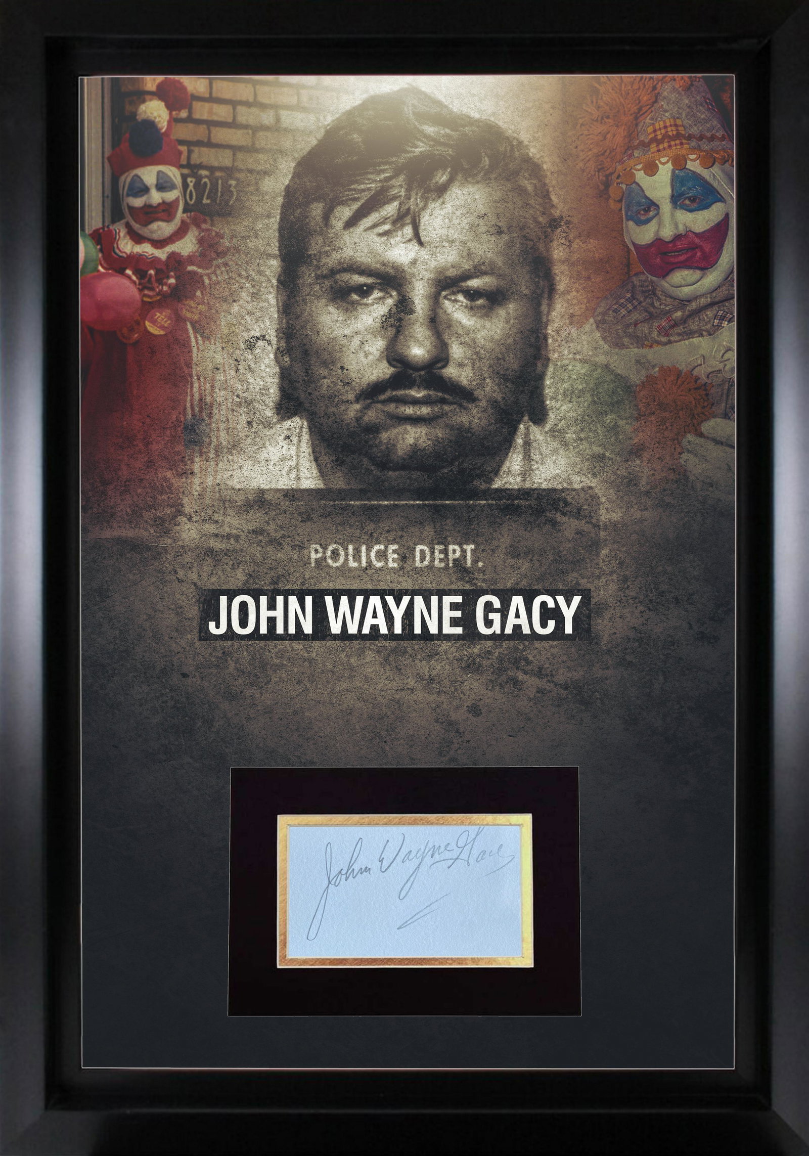 John Wayne Gacy Autographed Display (1 of 1)