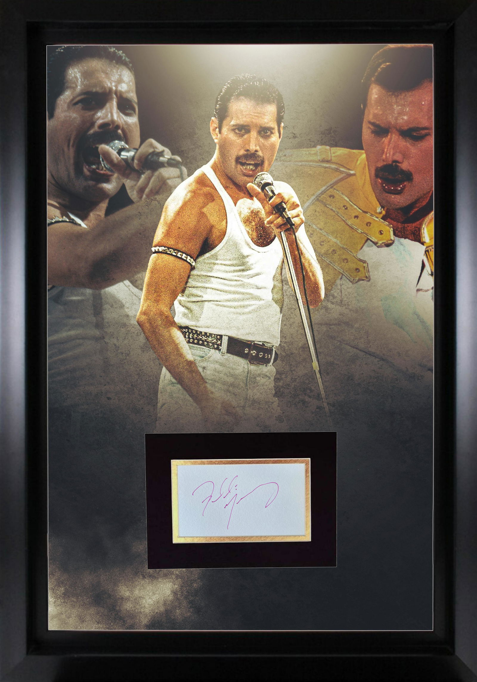 Freddie Mercury Autographed Display (1 of 1)