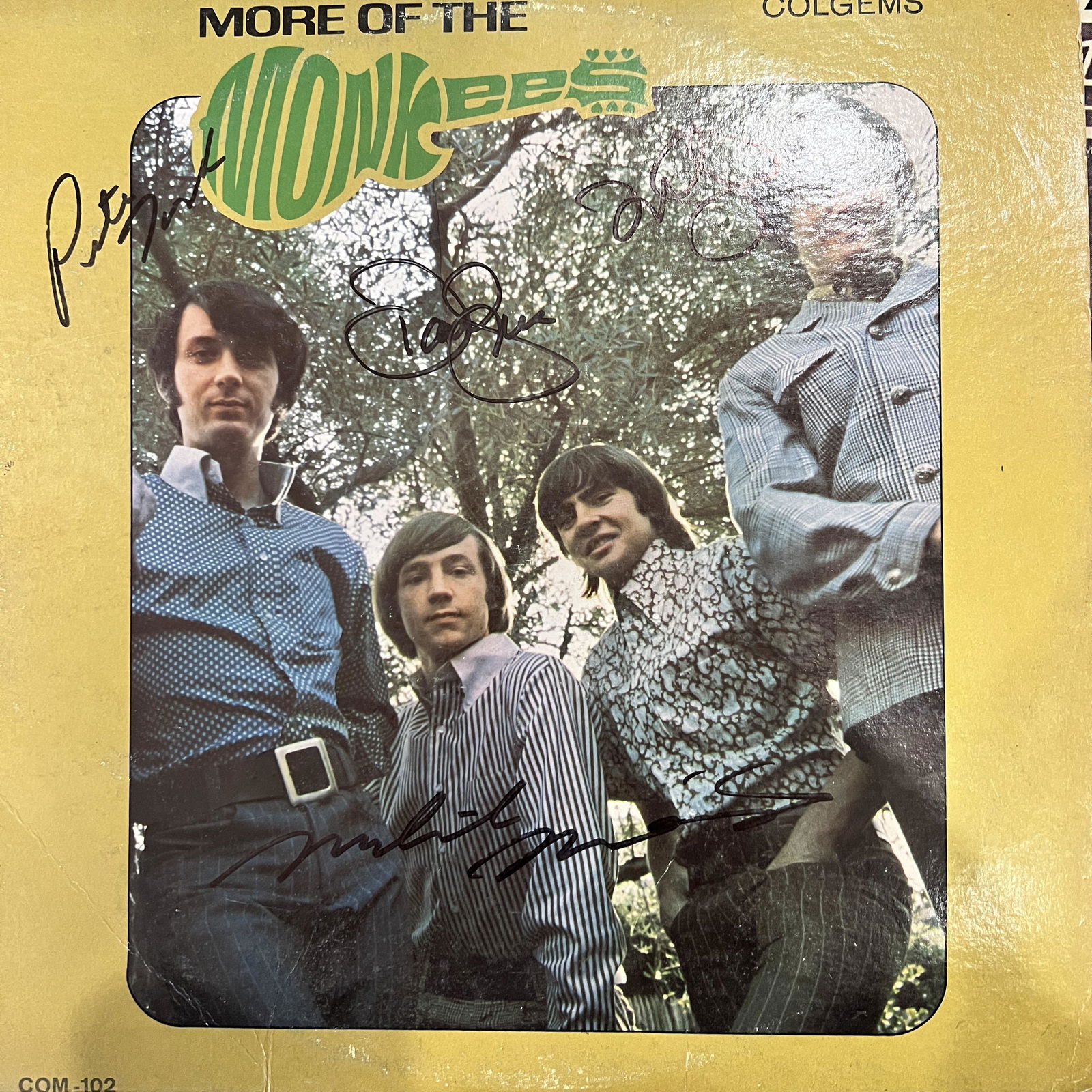 The Monkees Autographed Album All 4 (1 of 1)