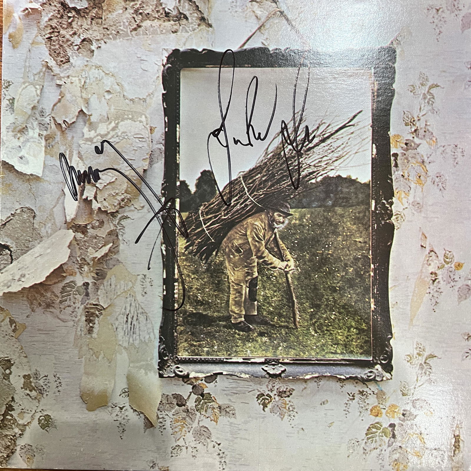 Jimmy Page John Paul Jones AUTOGRAPHED Album (1 of 1)