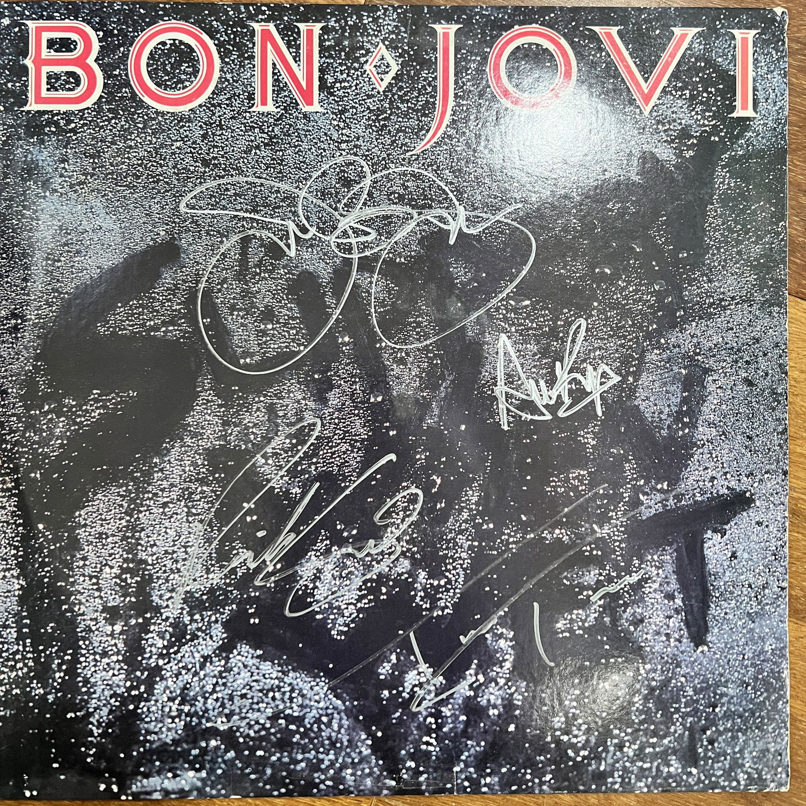 Bon Jovi Autographed ALBUM JON RICHIE TICO (1 of 1)