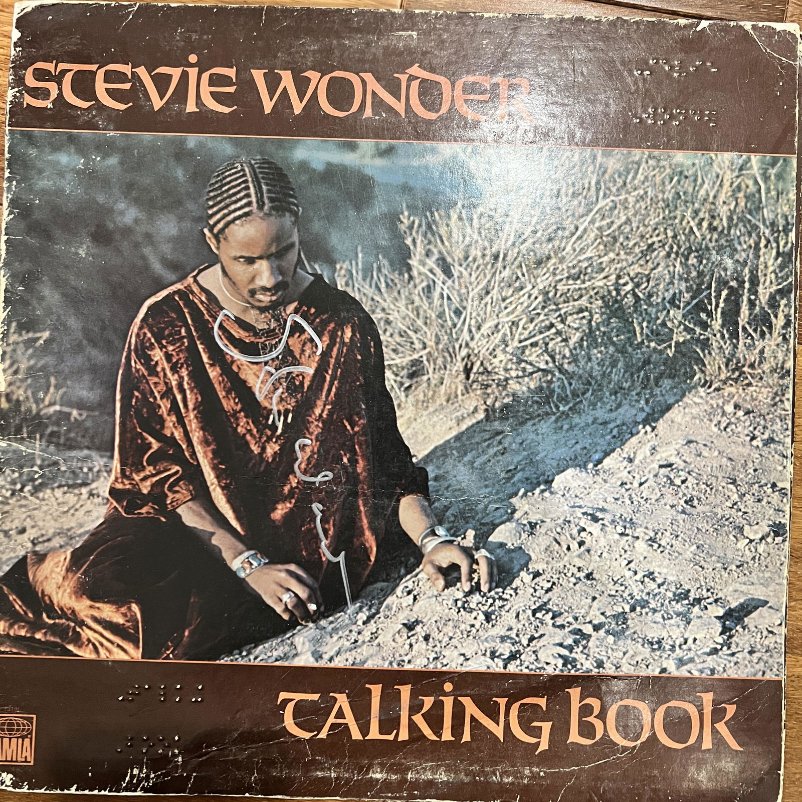 Stevie Wonder Autographed ALBUM (1 of 1)