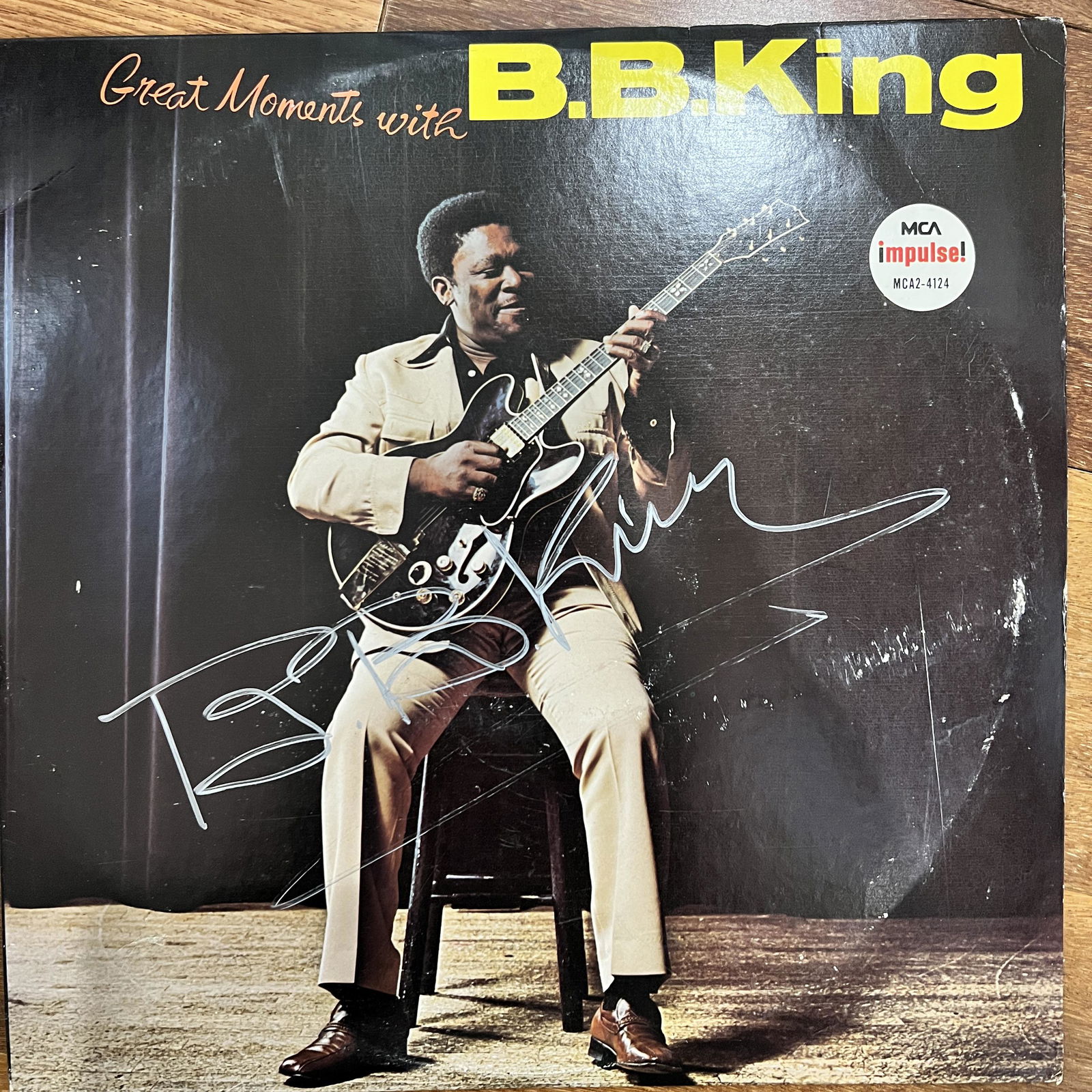 BB KING Autographed ALBUM (1 of 1)
