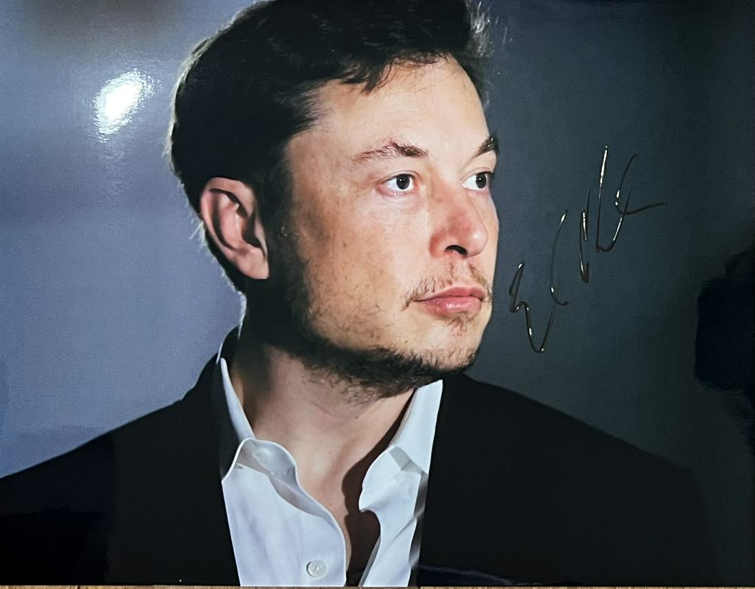 Elon Musk Autographed 8x10 (1 of 1)