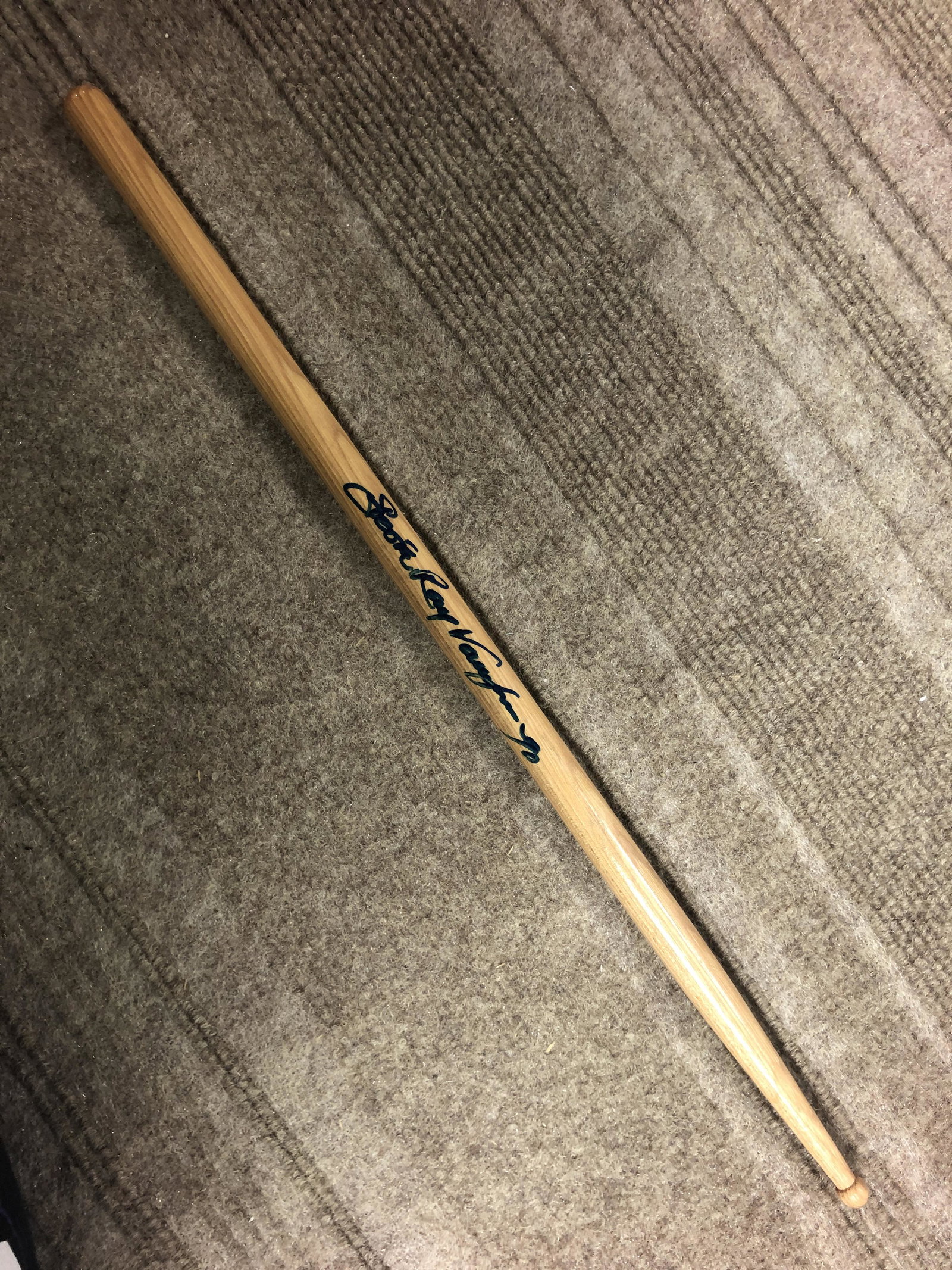Stevie Ray Vaughn Autographed Drumstick (1 of 1)