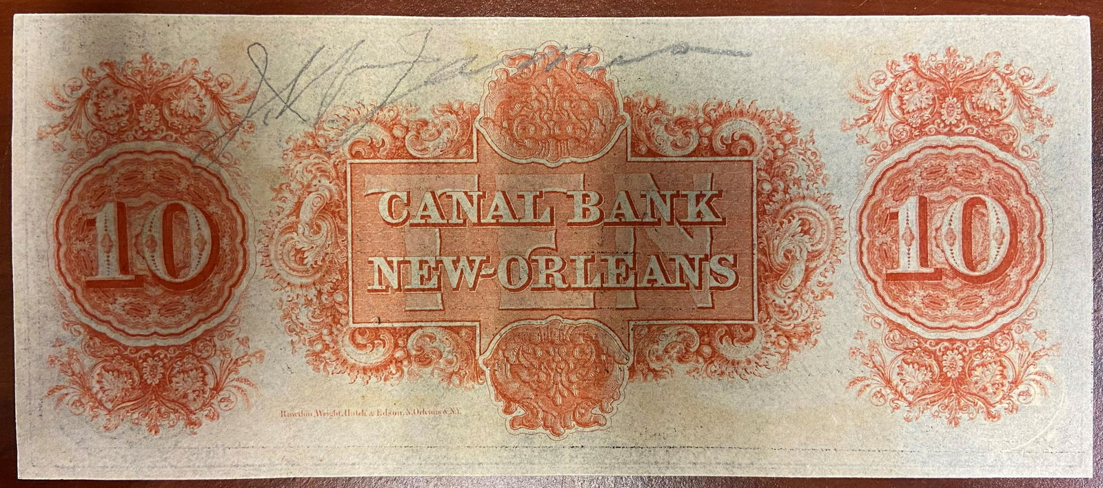 Jessie James Signed 10 Dollar Note (1 of 1)