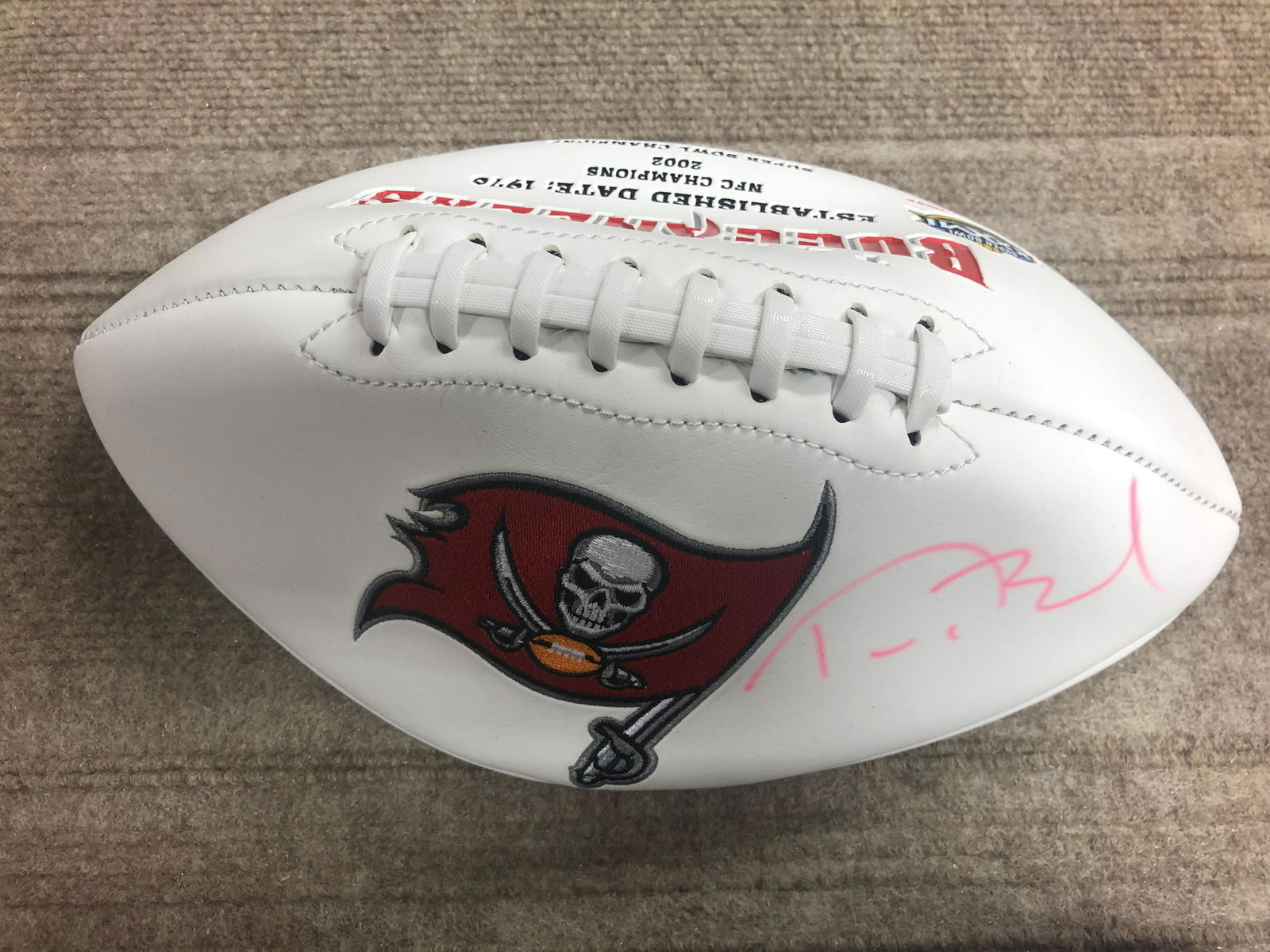 Tom Brady Autographed Football (1 of 1)