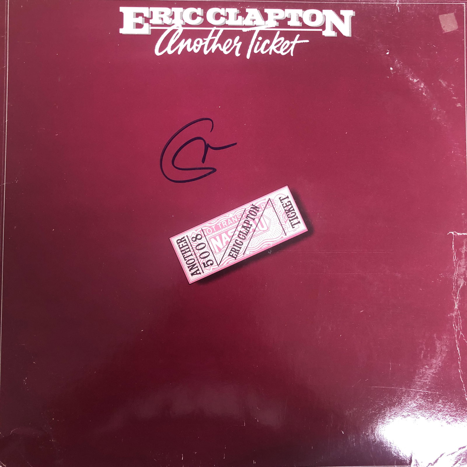 Eric Clapton Autographed Album Cover: Displays are assembled AFTER payment is received, picture is a mock up of finished product. Displays are not framed, and can be framed for a cost. Framed items will state they are framed in the name o