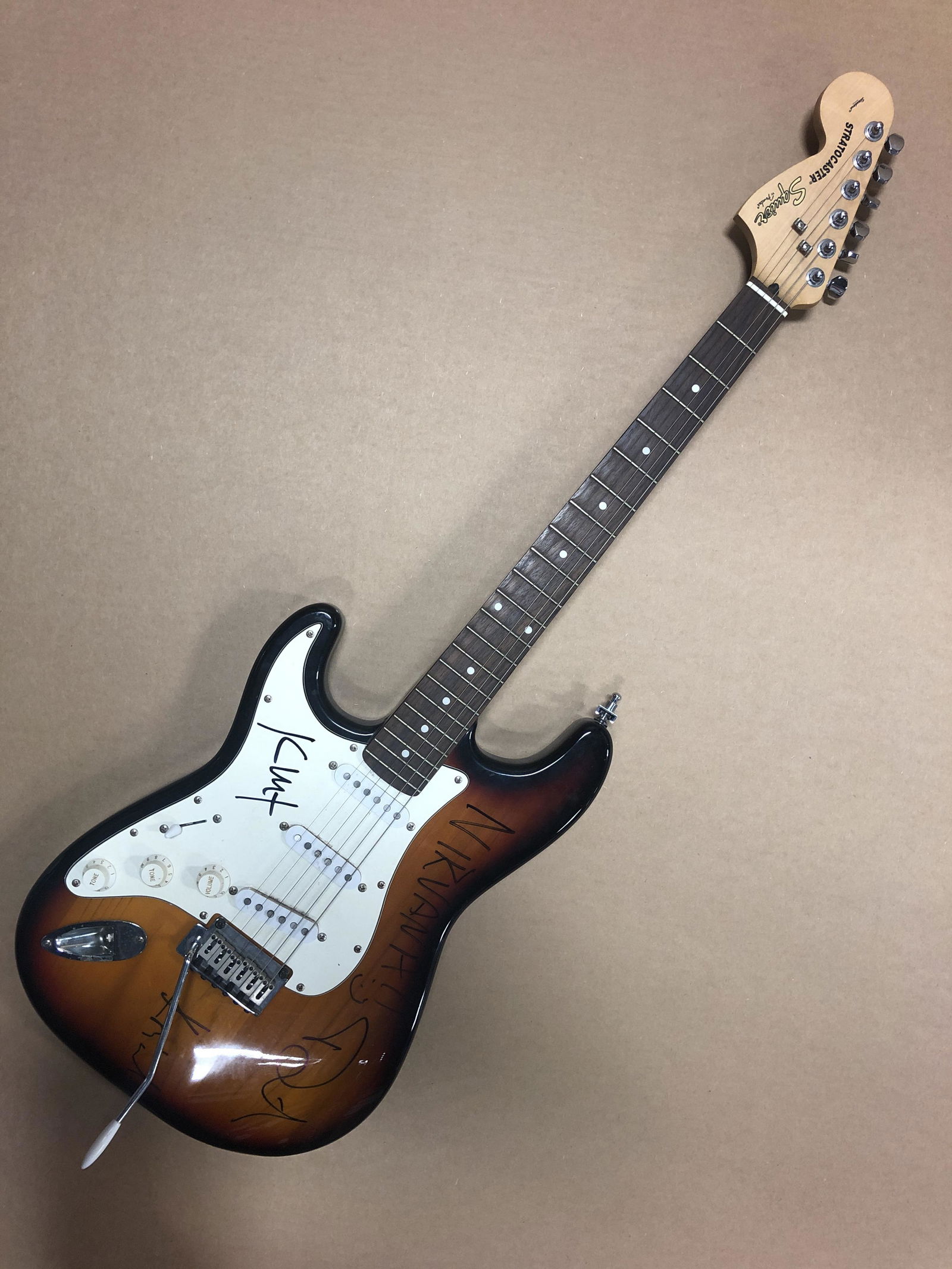 Nirvana Autographed Guitar (ALL 3!!!) (1 of 1)