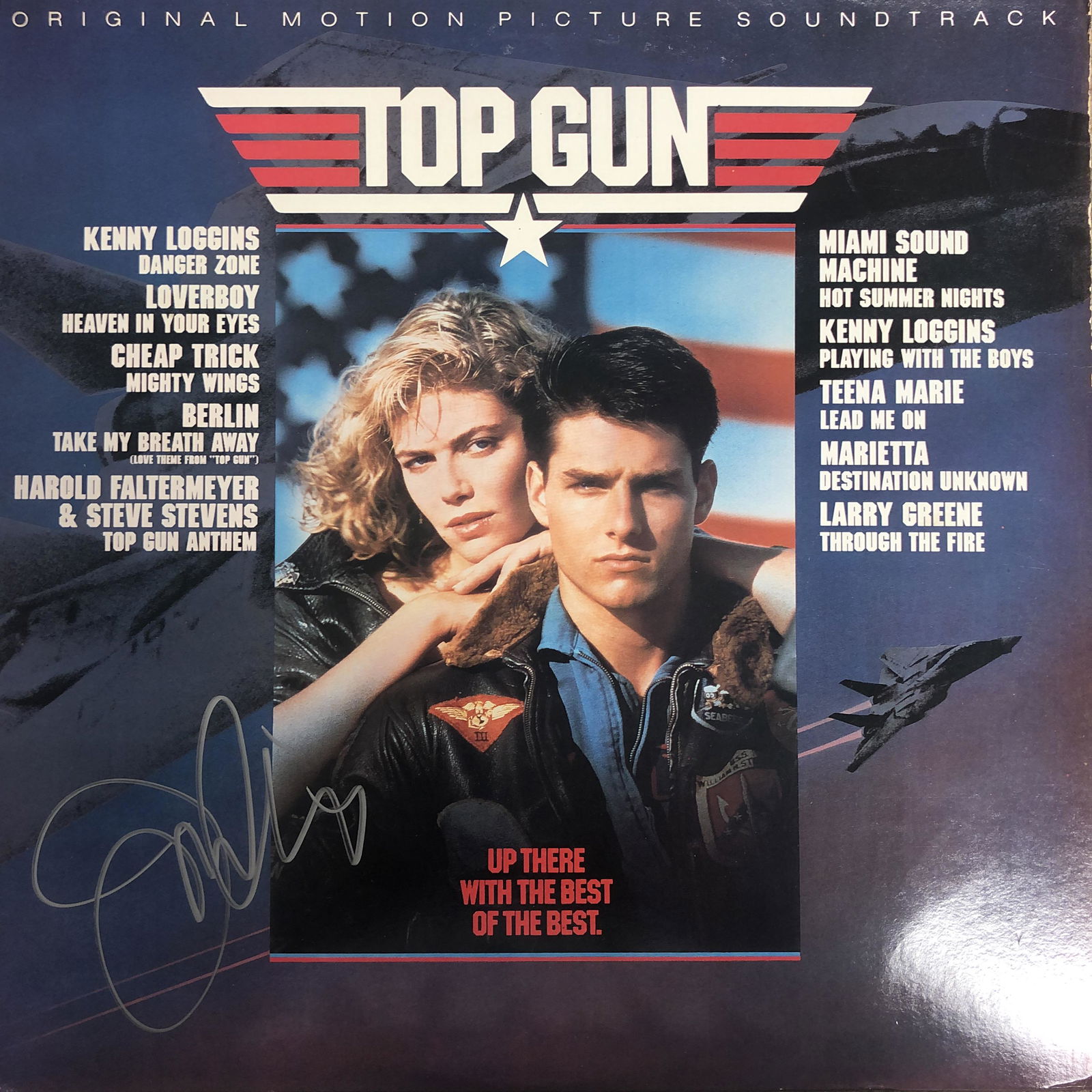 Tom Cruise Autographed Album Cover (1 of 1)