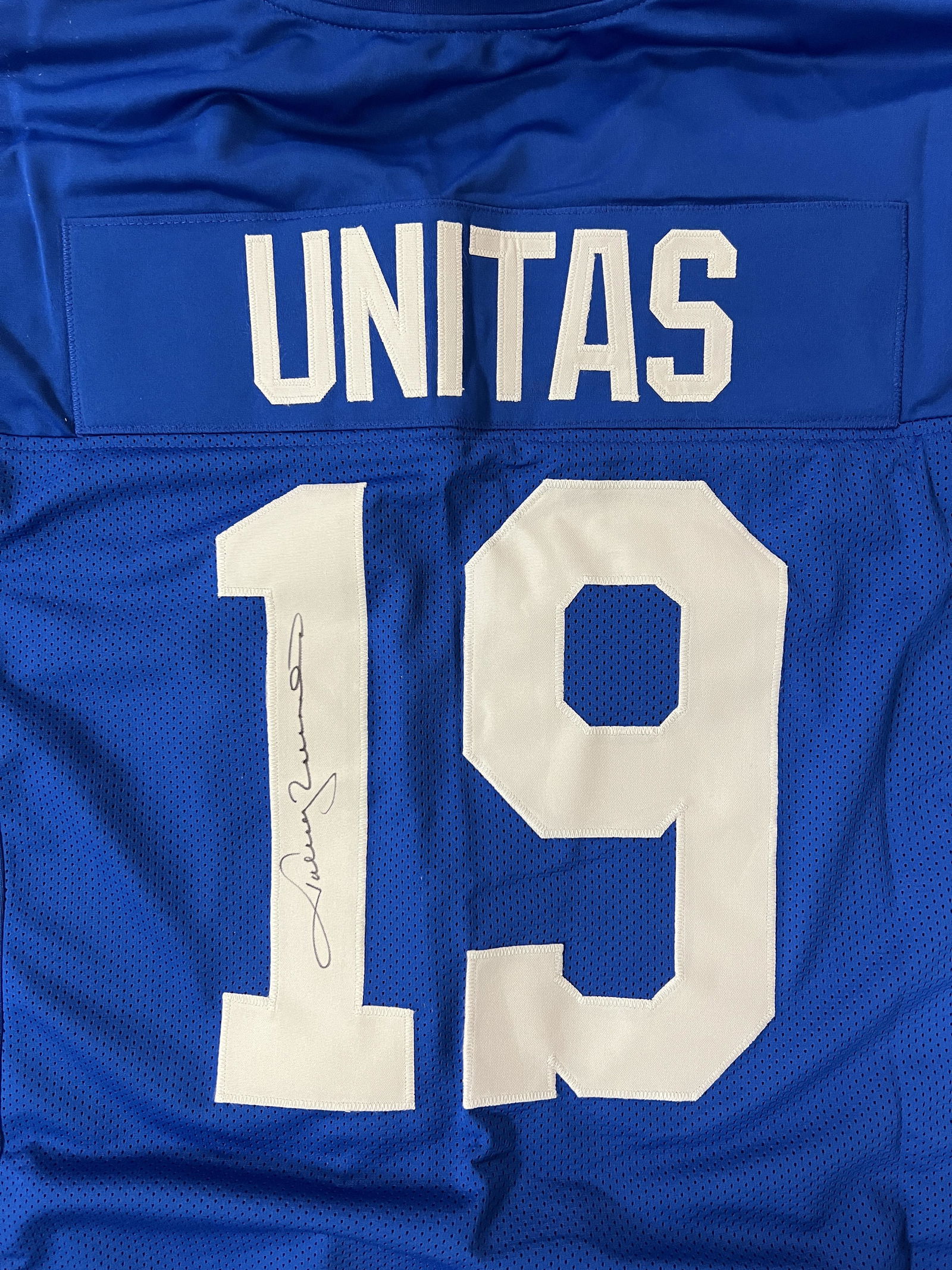 Johnny Unitas Autographed Jersey (1 of 1)