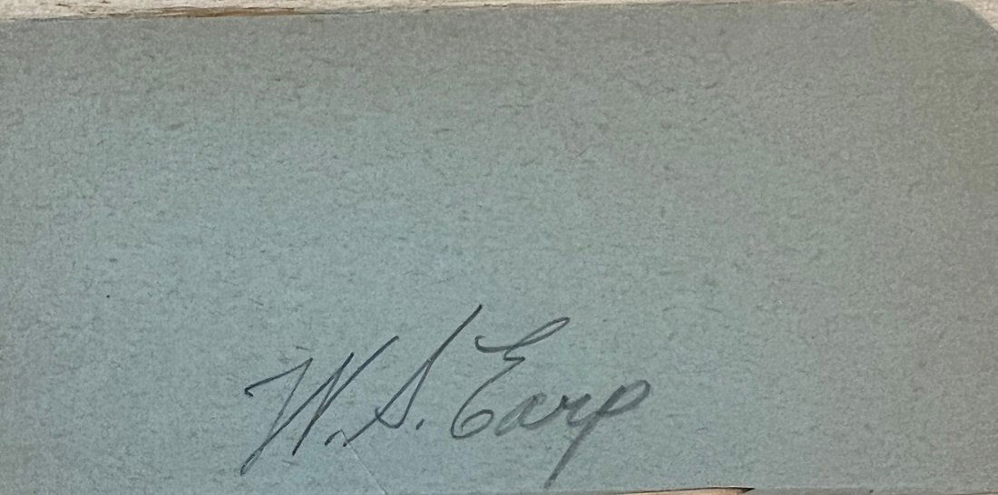 Wyatt Earp Autograph cut (1 of 1)